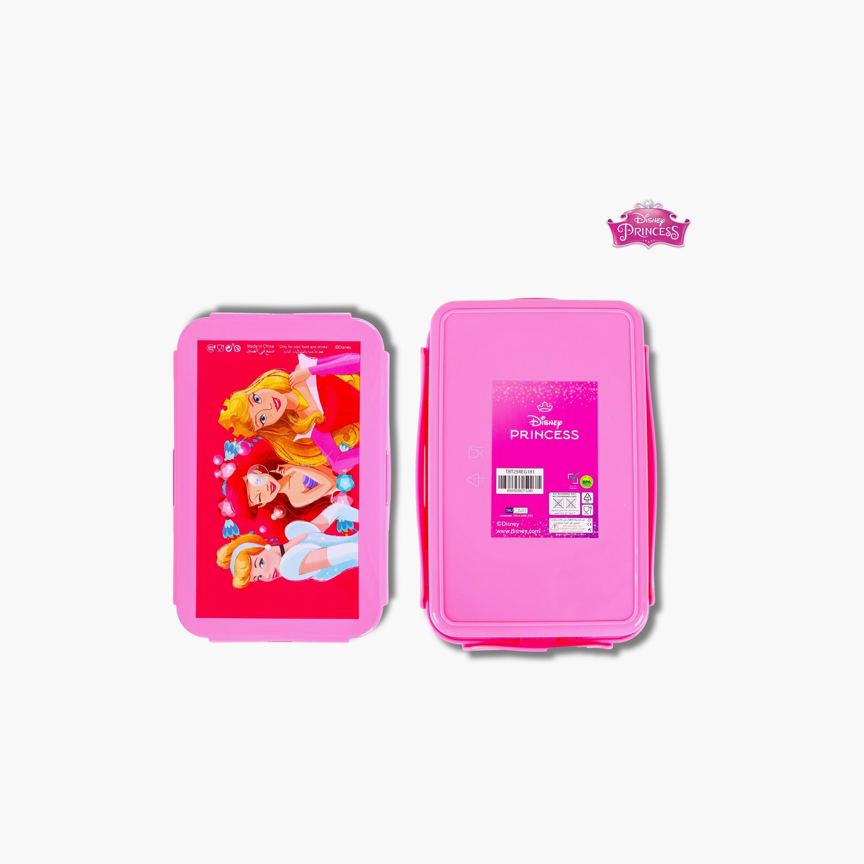 علبة غداء مطبوعة عليها أميرات من ديزني - وردي-school-lunchessentials-lunchboxes-image-3