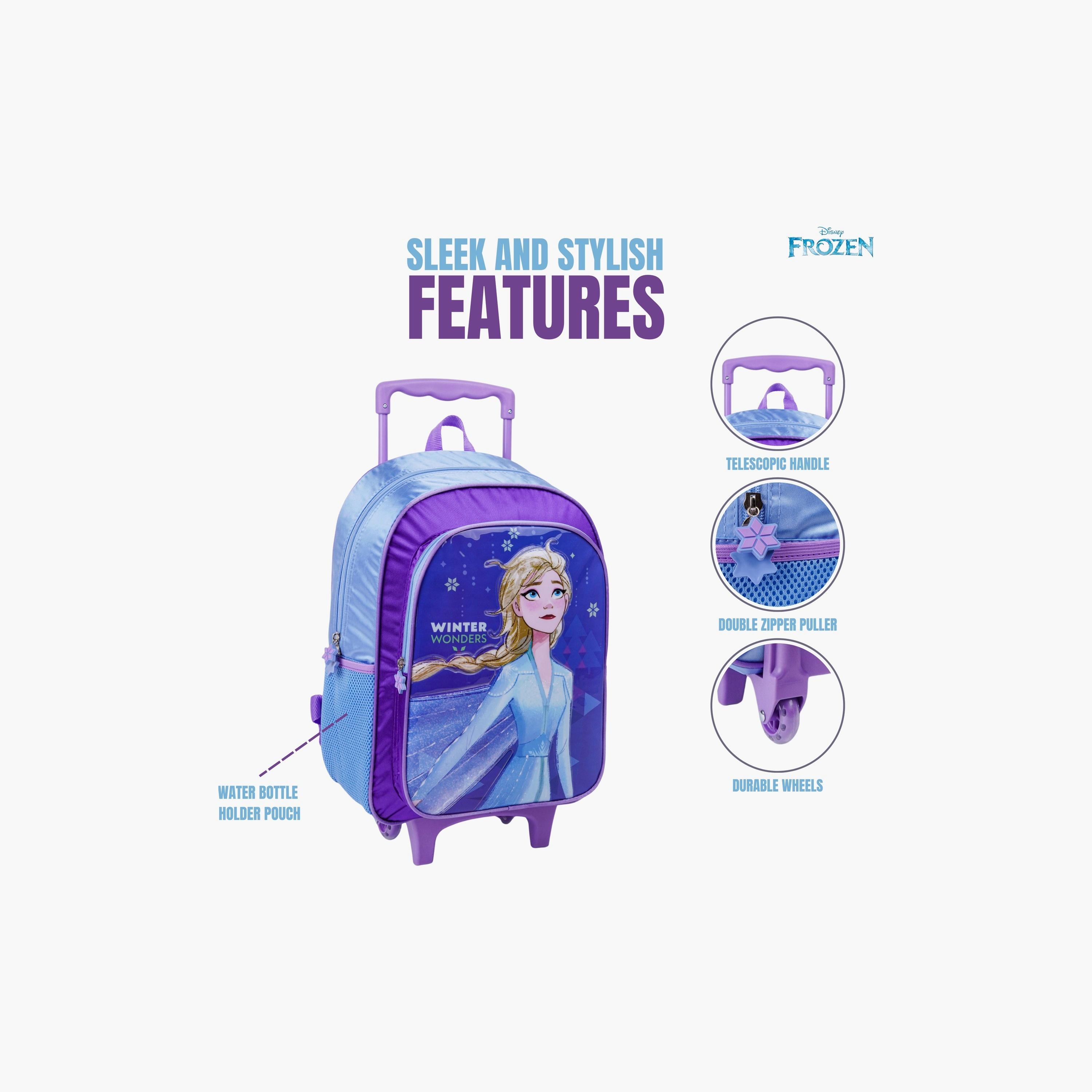 حقيبة ظهر مطبوعة عليها فروزن مكونة من 5 قطع من ديزني - 16 بوصة - متعدد الألوان-school-bagsandbackpacks-trolleybags-image-3
