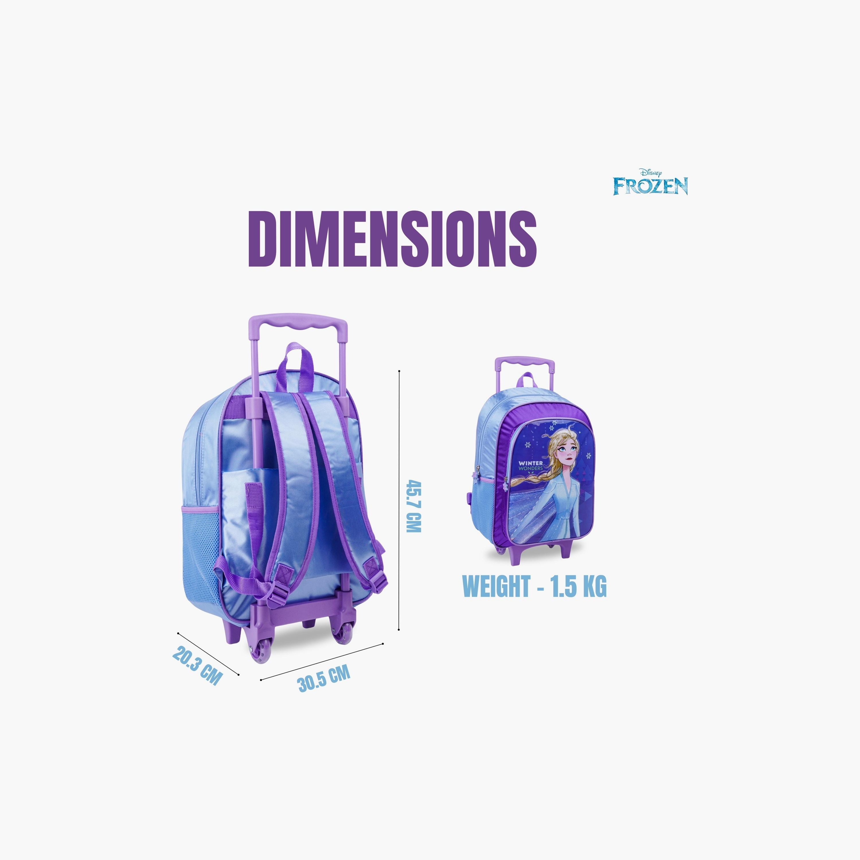 حقيبة ظهر مطبوعة عليها فروزن مكونة من 5 قطع من ديزني - 16 بوصة - متعدد الألوان-school-bagsandbackpacks-trolleybags-image-6