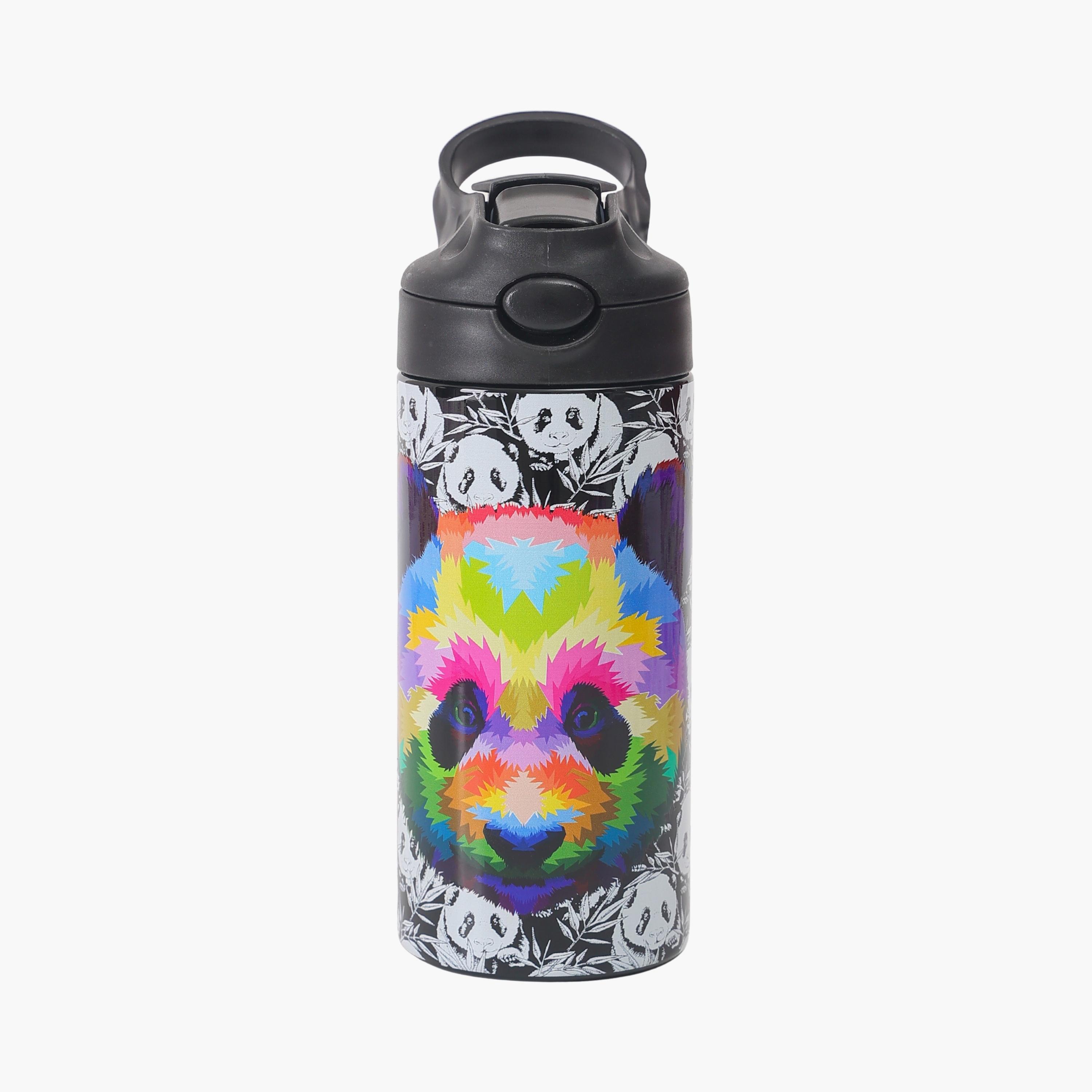 زجاجة مياه مطبوعة خالية من مادة BPA من نوفا - 400 مل - أسود-school-waterbottles-image-1