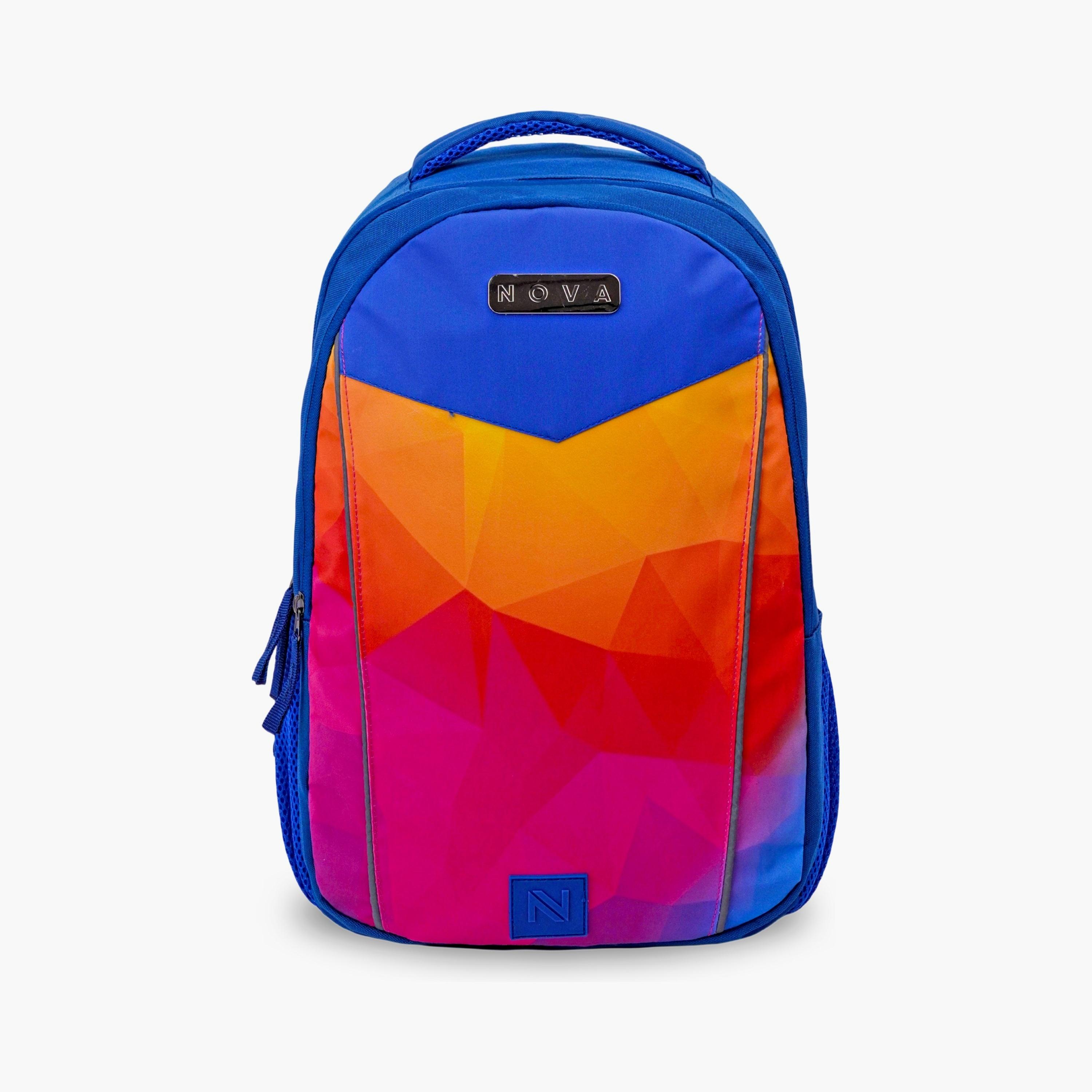 Trucare Printed Backpack - 18 inch - Blue-school-bagsandbackpacks-backpacks-image-1