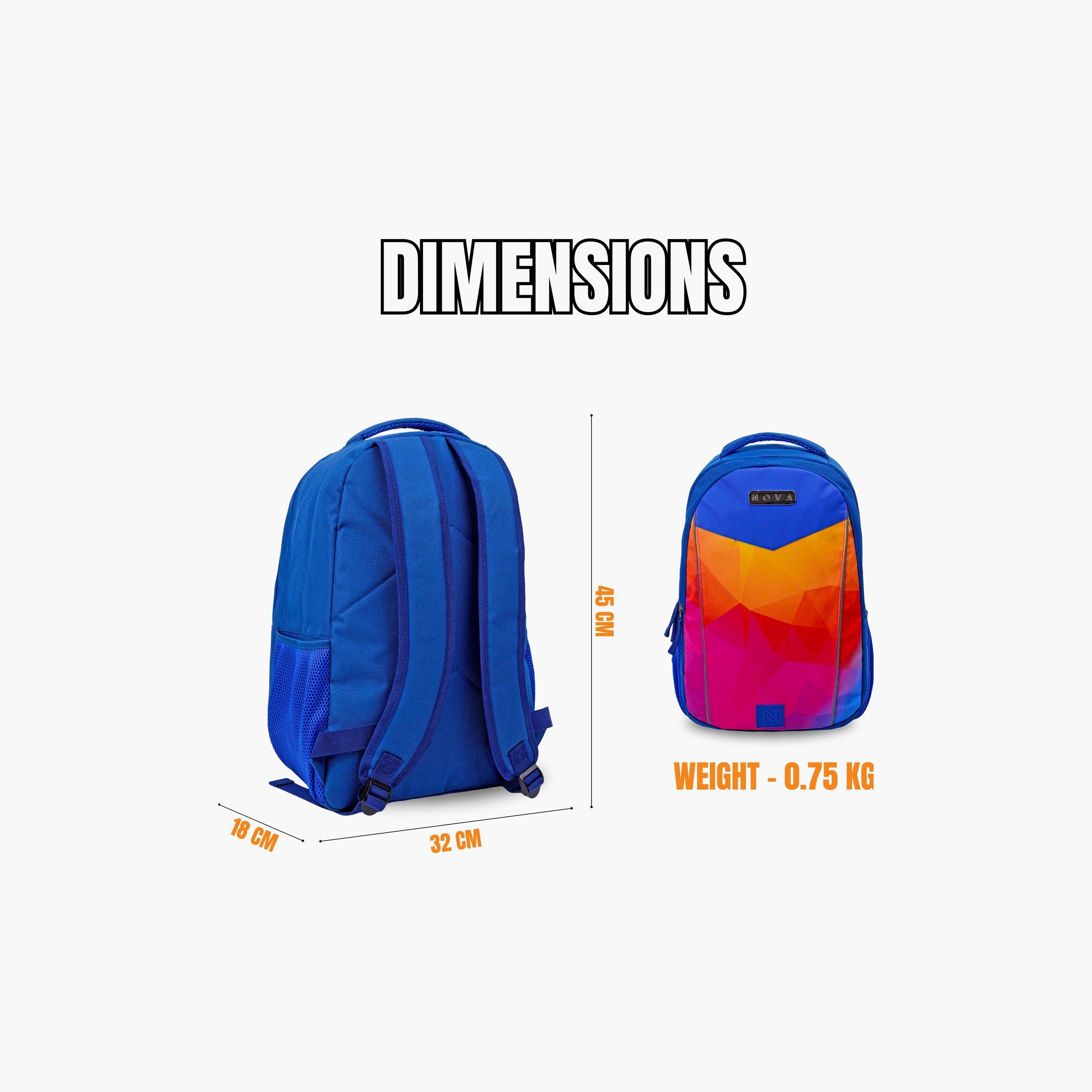 Trucare Printed Backpack - 18 inch - Blue-school-bagsandbackpacks-backpacks-image-7
