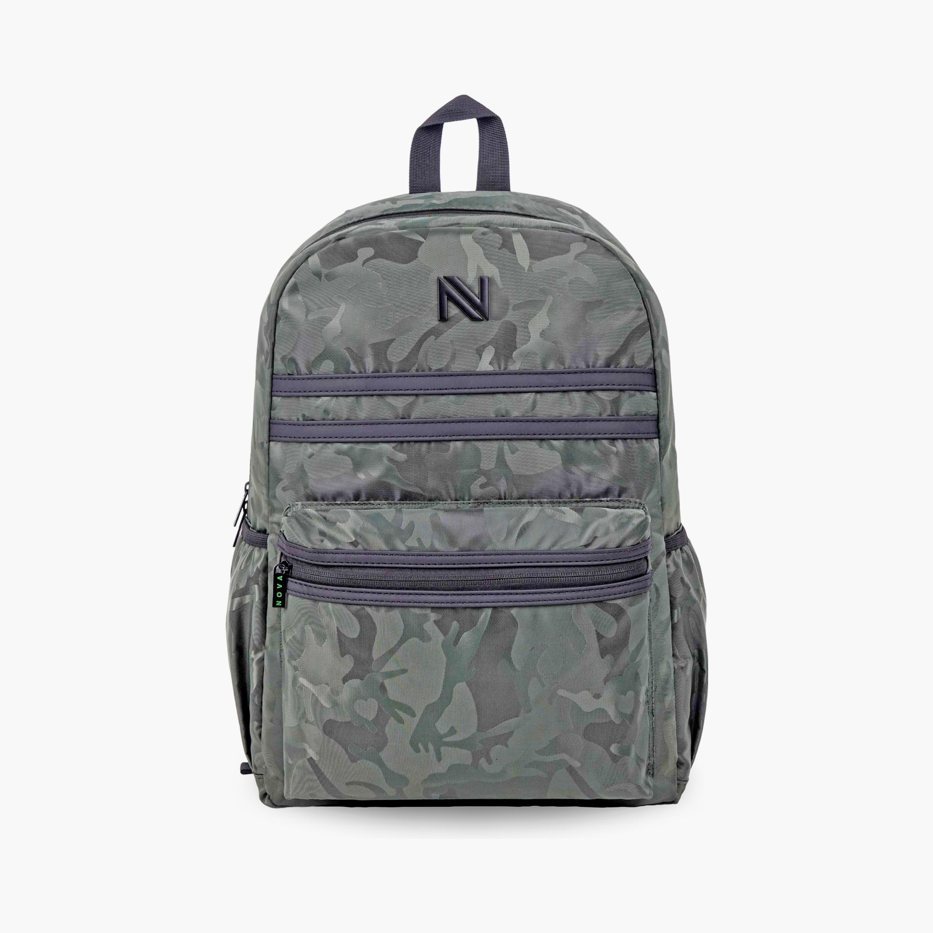 Trucare Plain Backpack - 18 inch - Grey-school-bagsandbackpacks-backpacks-image-1