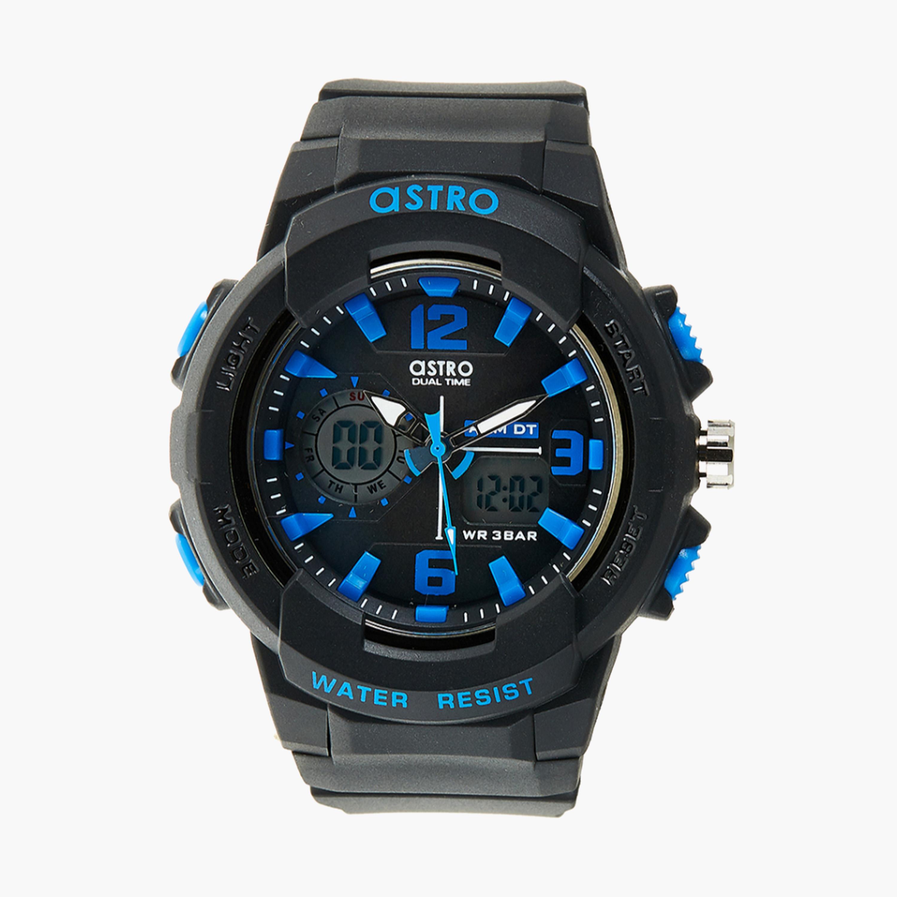 ساعة رقمية بقرص أسود من أسترو-men-watchesandjewellery-watches-image-1
