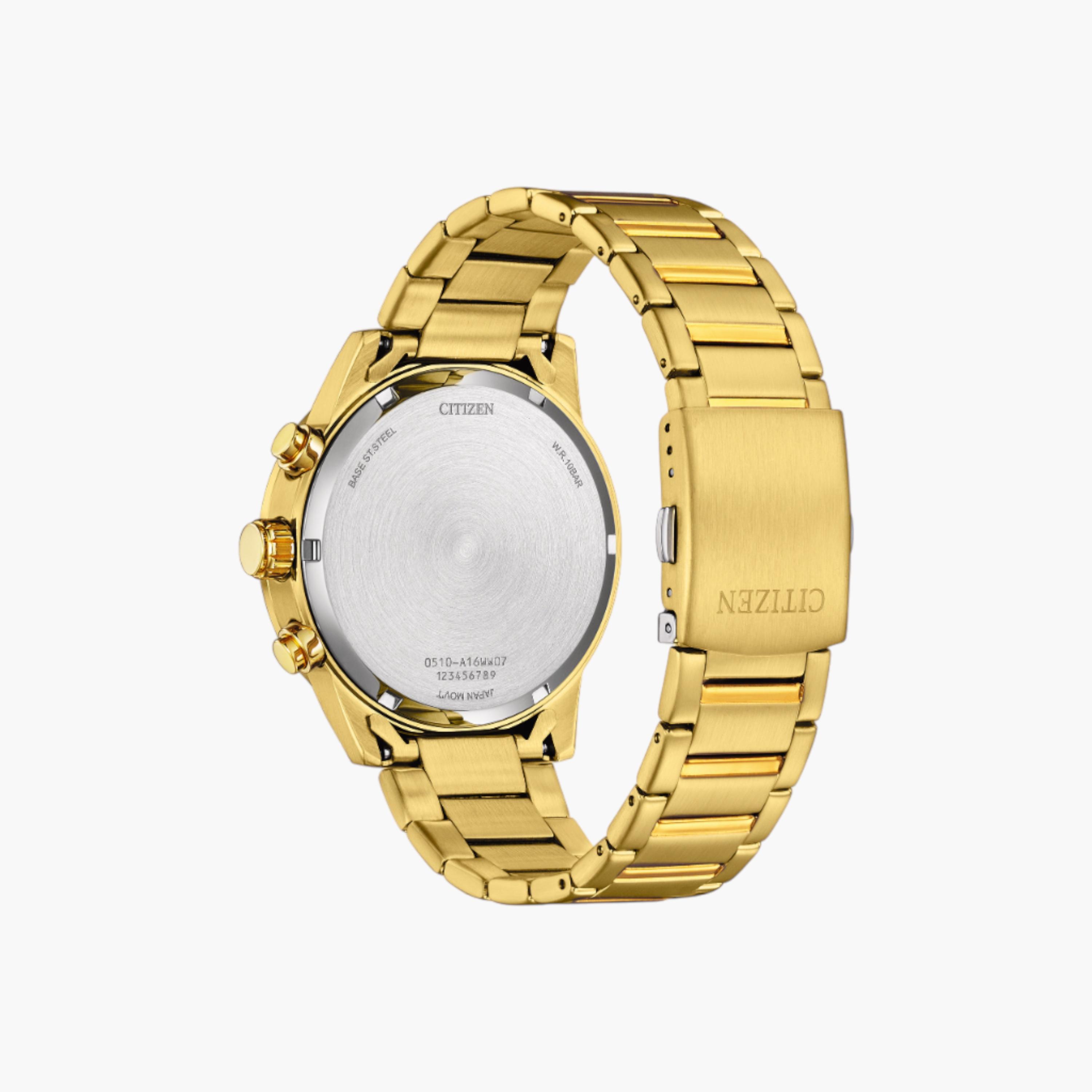 ساعة يد كرونوغراف باللون الذهبي للرجال من سيتيزن - AN3682-54E-men-watchesandjewellery-watches-image-2