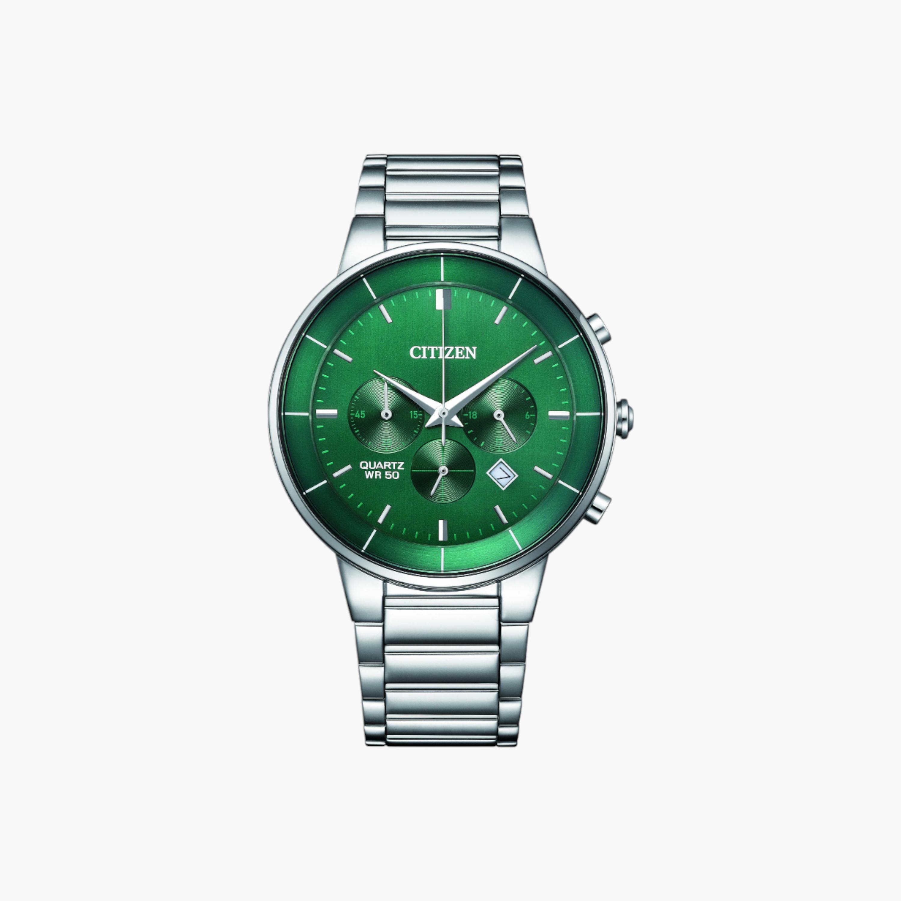 ساعة يد كرونوغراف فضيّة للنساء من سيتزن - AN8220-52X-women-watchesandjewellery-watches-image-1