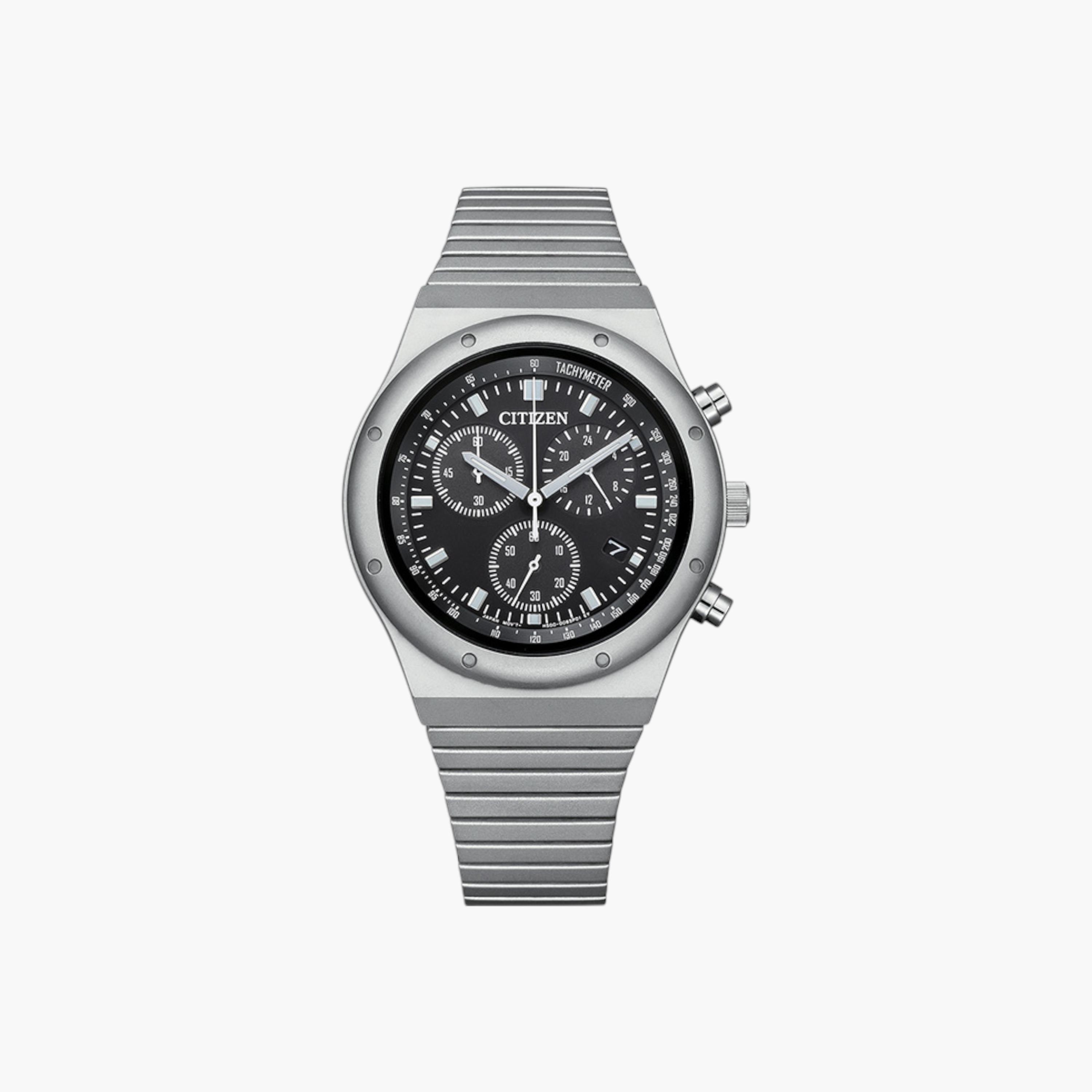 ساعة يد كرونوجراف فضية للنساء من سيتيزن AT2540-57E-men-watchesandjewellery-watches-image-1