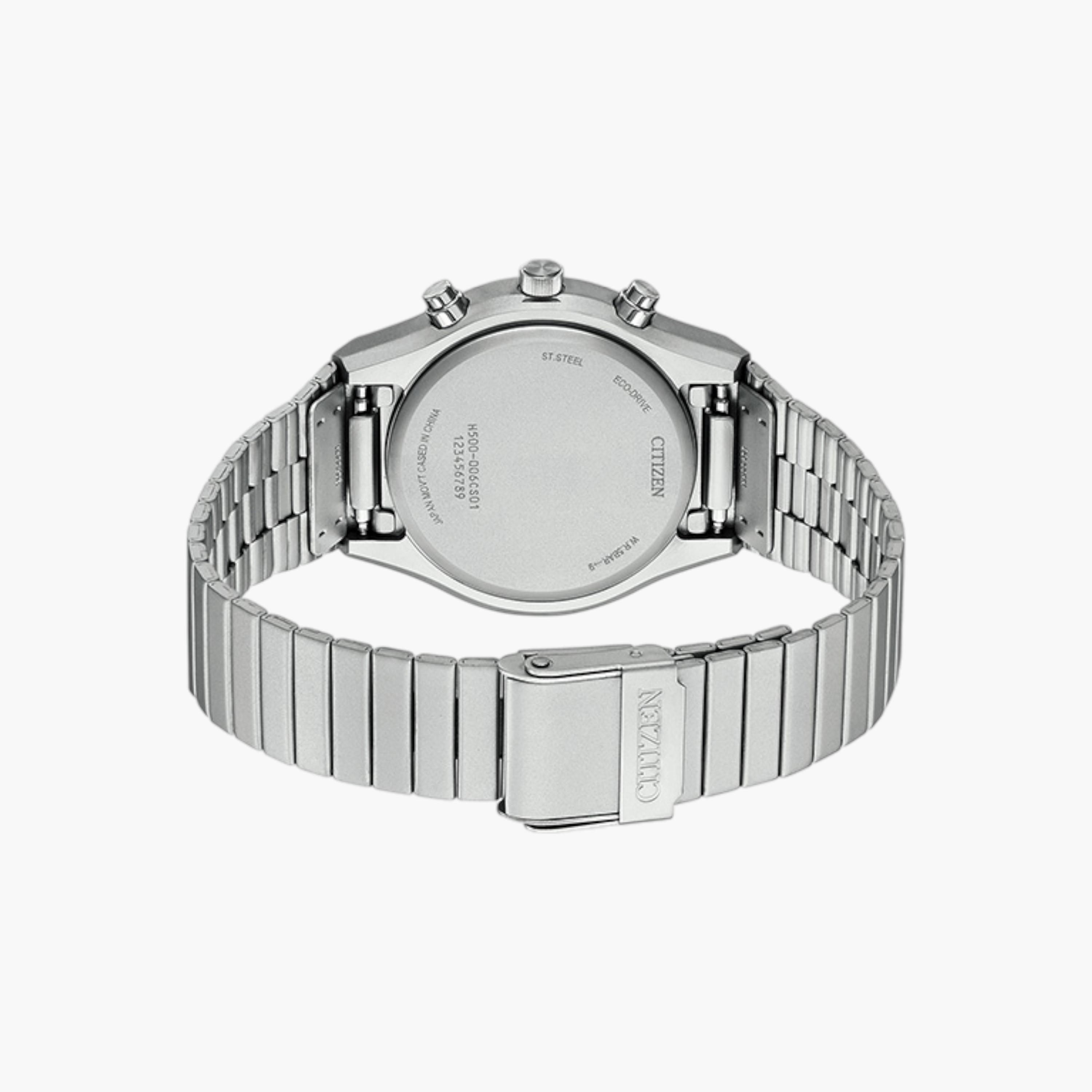 ساعة يد كرونوجراف فضية للنساء من سيتيزن AT2540-57E-men-watchesandjewellery-watches-image-2