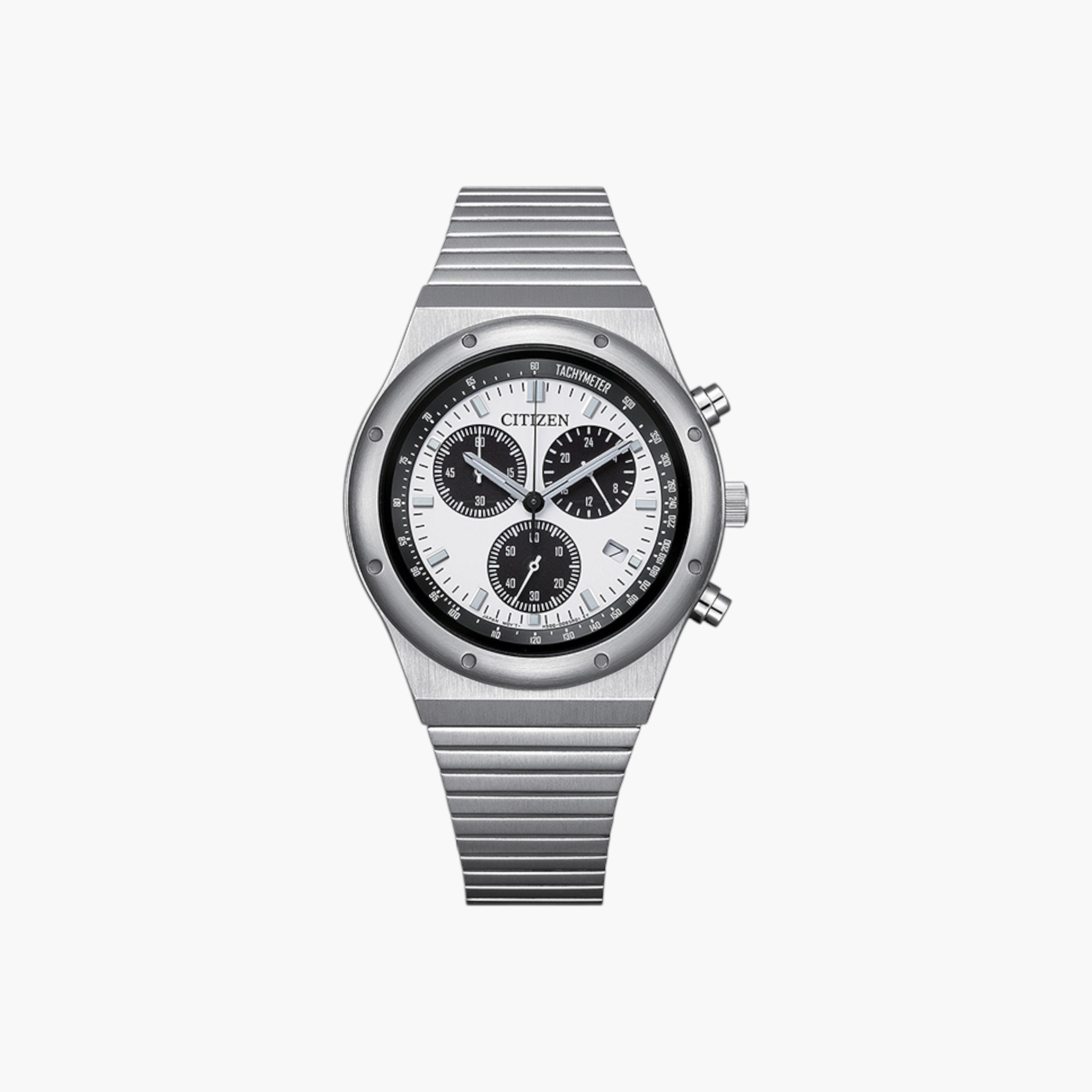 ساعة يد كرونوجراف فضية للنساء من سيتيزن AT2541-54A-men-watchesandjewellery-watches-image-1