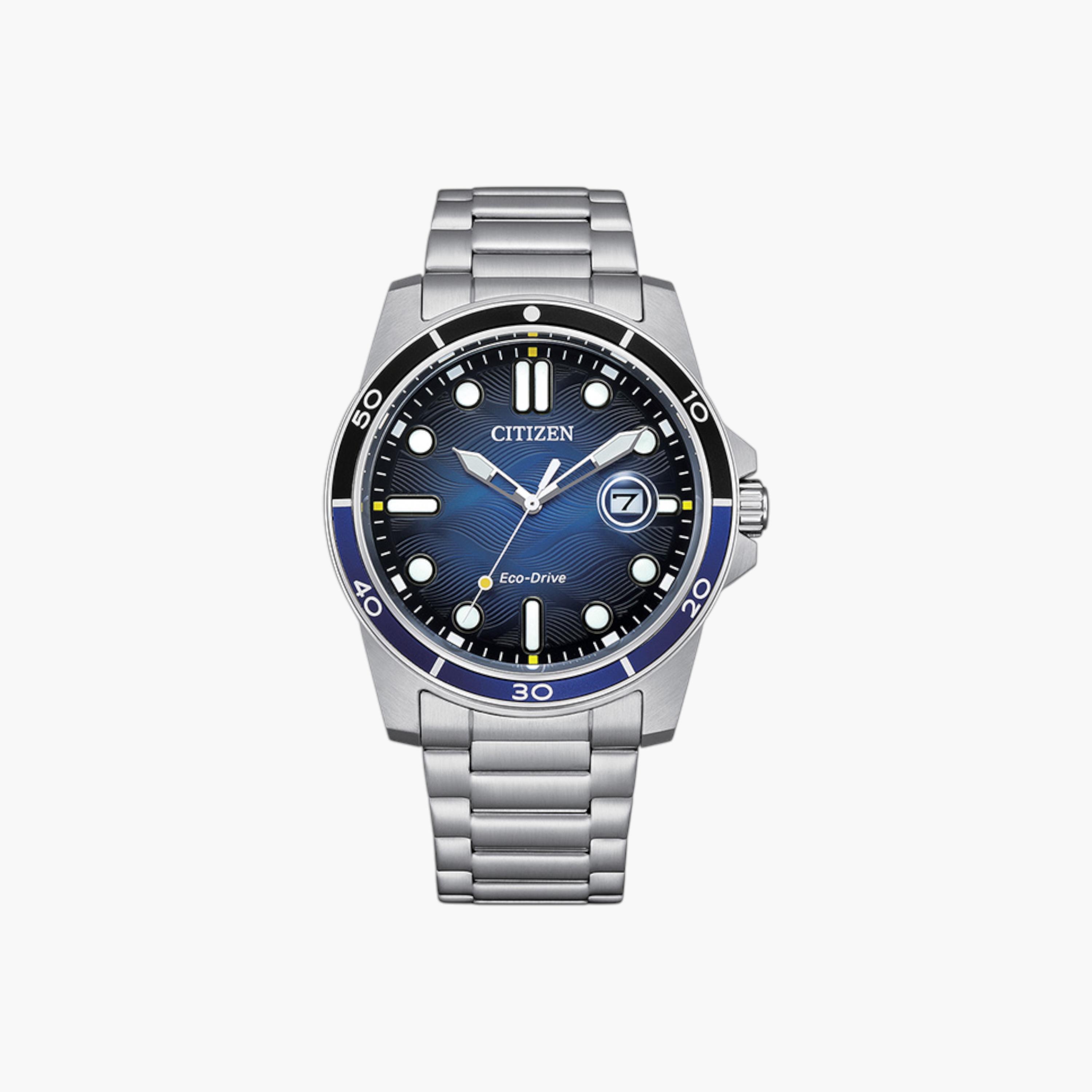 Citizen Eco-Drive Mens' Blue Analog Wrist Watch AW1810-85L-men-watchesandjewellery-watches-image-1