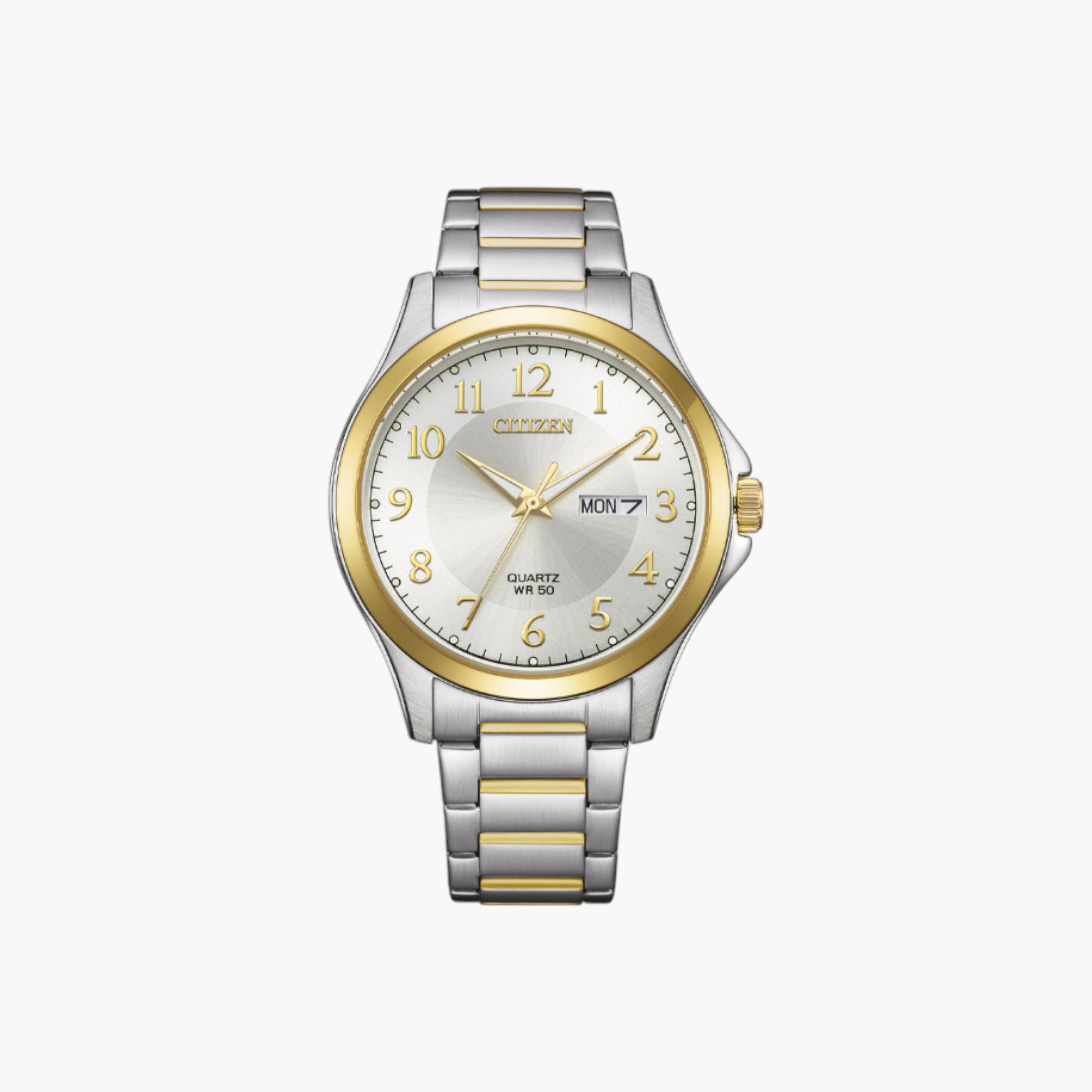 Citizen Analog White Dial Stainless Steel Watch-men-watchesandjewellery-watches-image-1