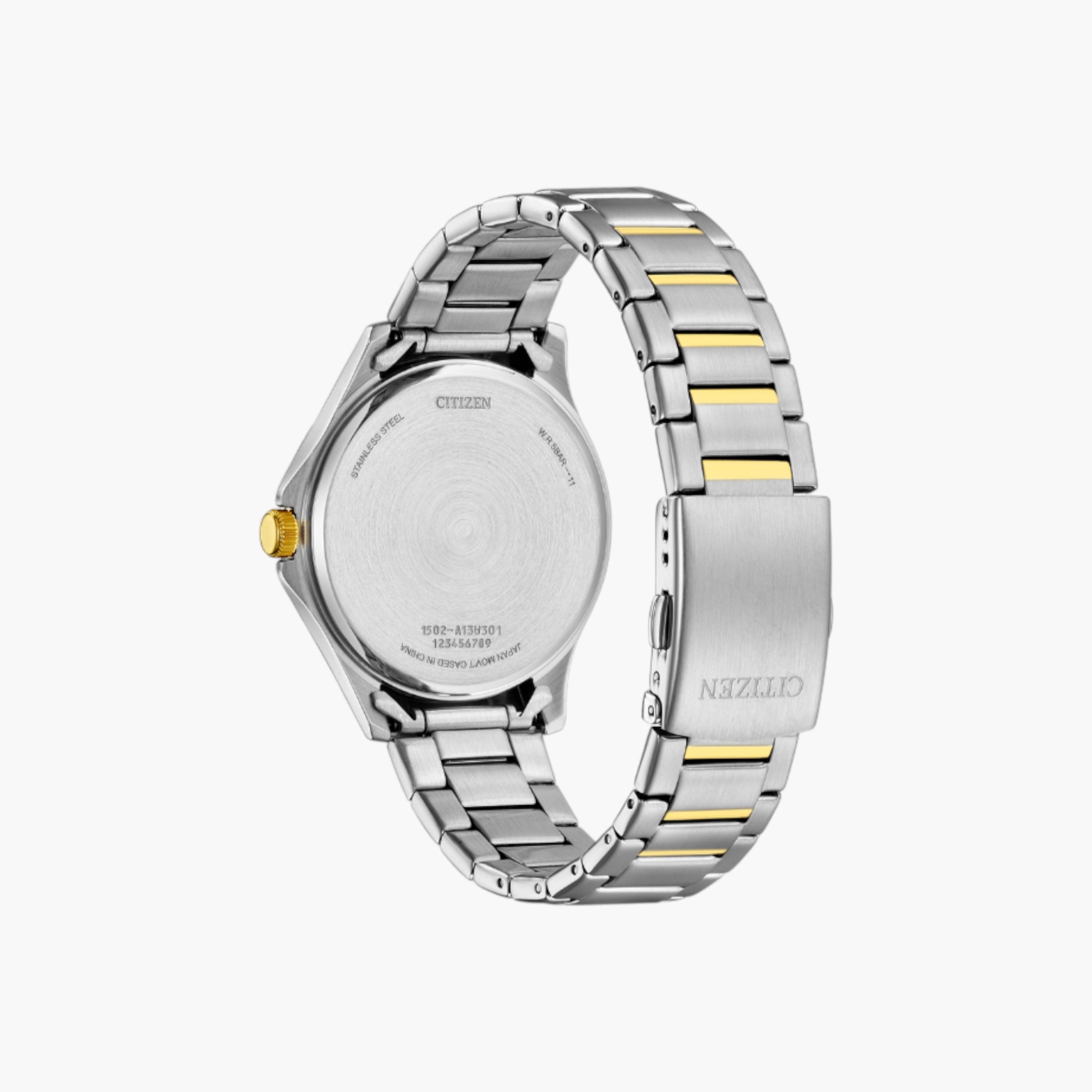 Citizen Analog White Dial Stainless Steel Watch-men-watchesandjewellery-watches-image-2