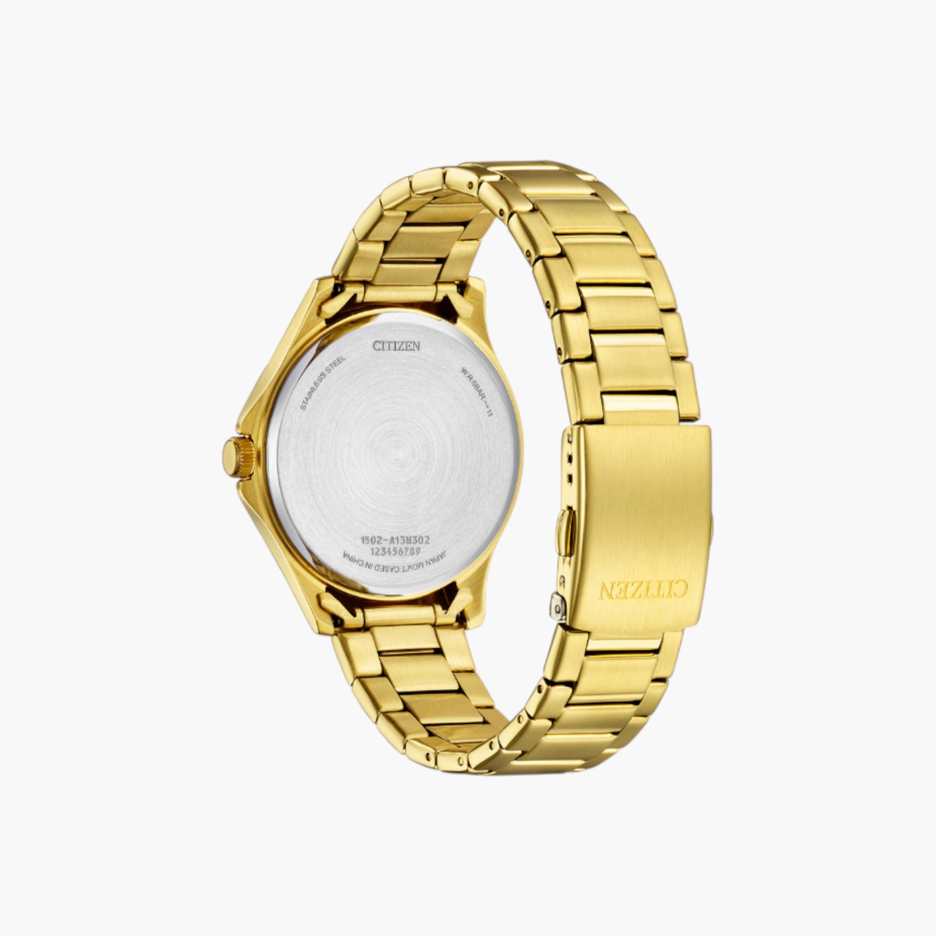 Citizen Analog Gold Dial Stainless Steel Watch-men-watchesandjewellery-watches-image-2
