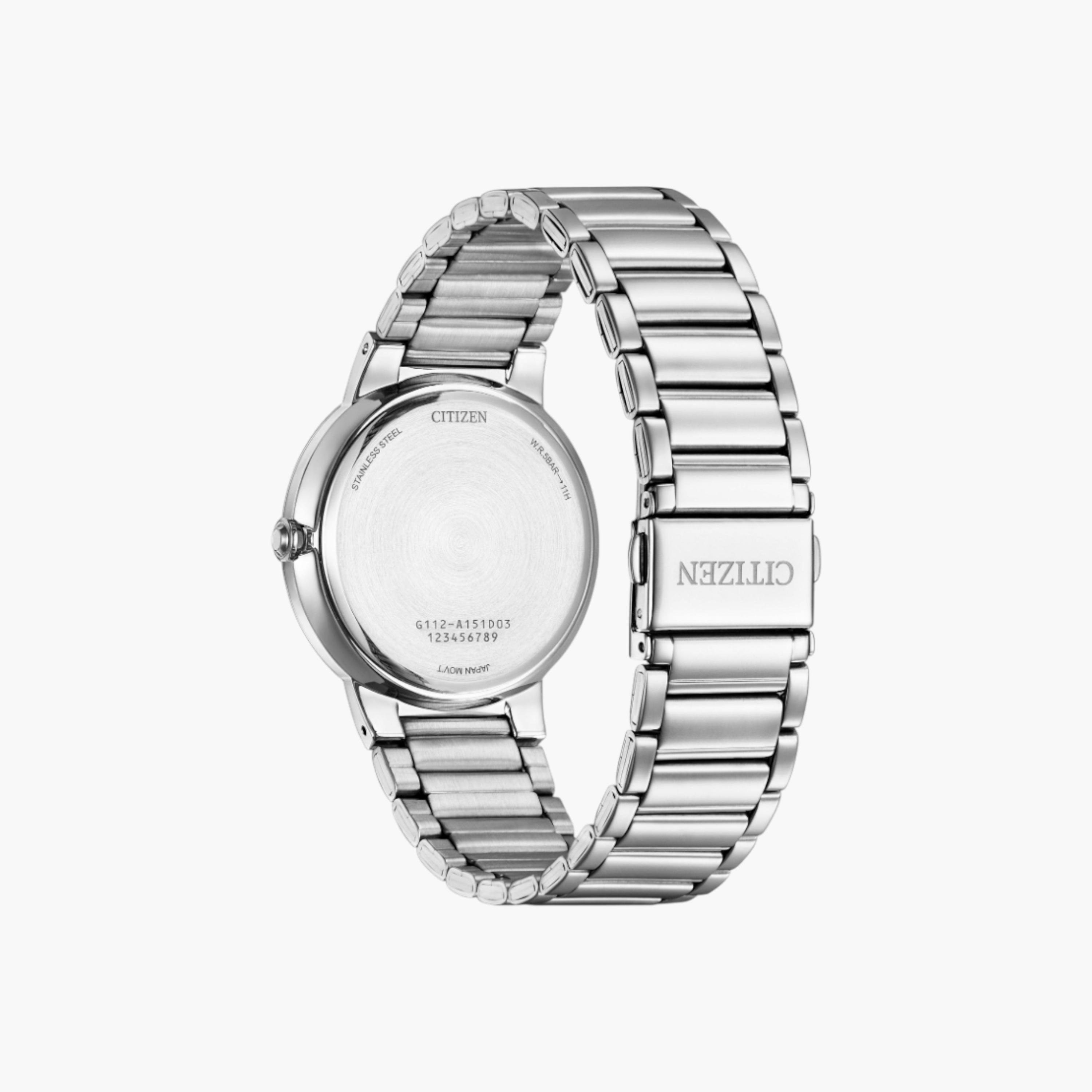 ساعة يد أنالوج فضية للنساء من سيتزن BI5120-51L-men-watchesandjewellery-watches-image-2