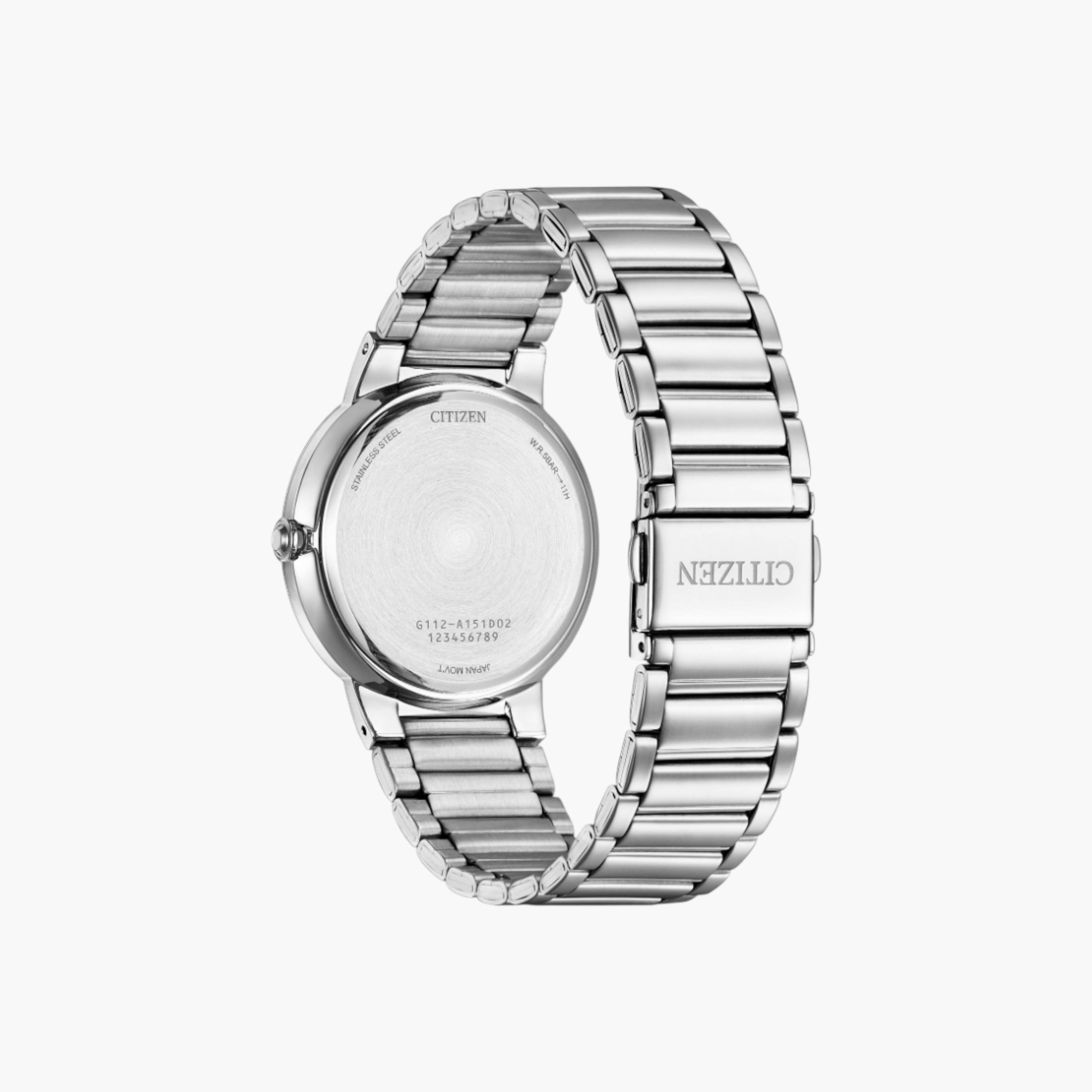 Citizen Women's Silver Analog Wrist Watch - I5120-51Z-men-watchesandjewellery-watches-image-2