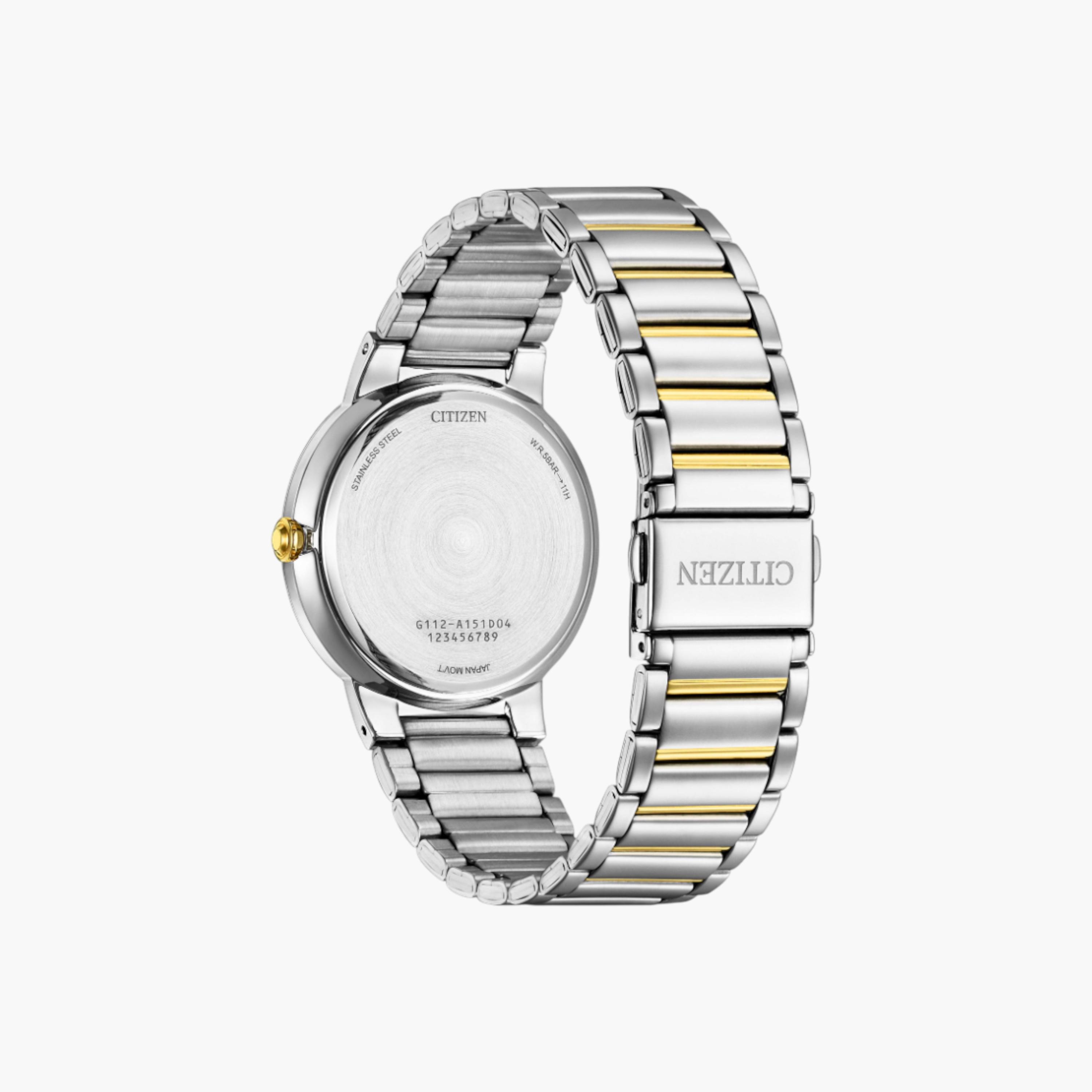ساعة يد أنالوج فضية للنساء من سيتيزن BI5124-50L-men-watchesandjewellery-watches-image-2