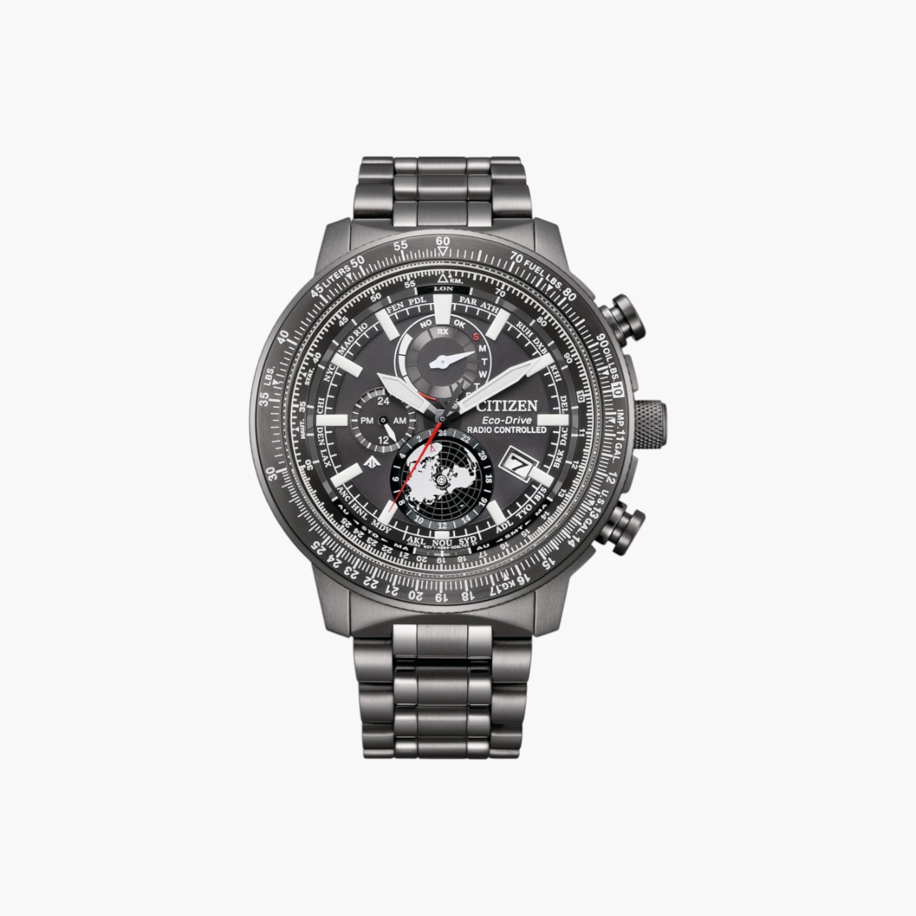 Citizen Men's Grey Chronograph Wrist Watch BY3005-56G-men-watchesandjewellery-watches-image-1