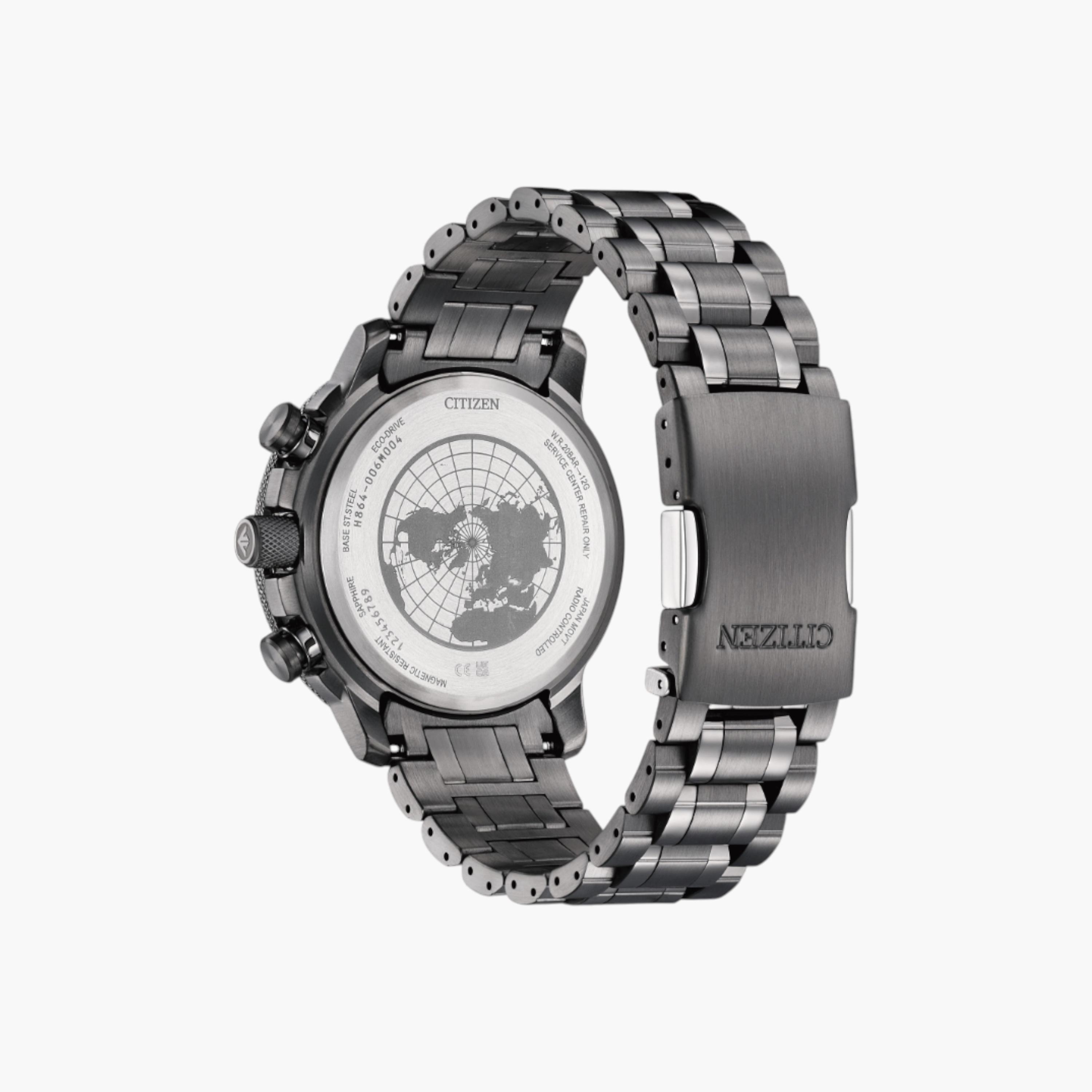 Citizen Men's Grey Chronograph Wrist Watch BY3005-56G-men-watchesandjewellery-watches-image-2