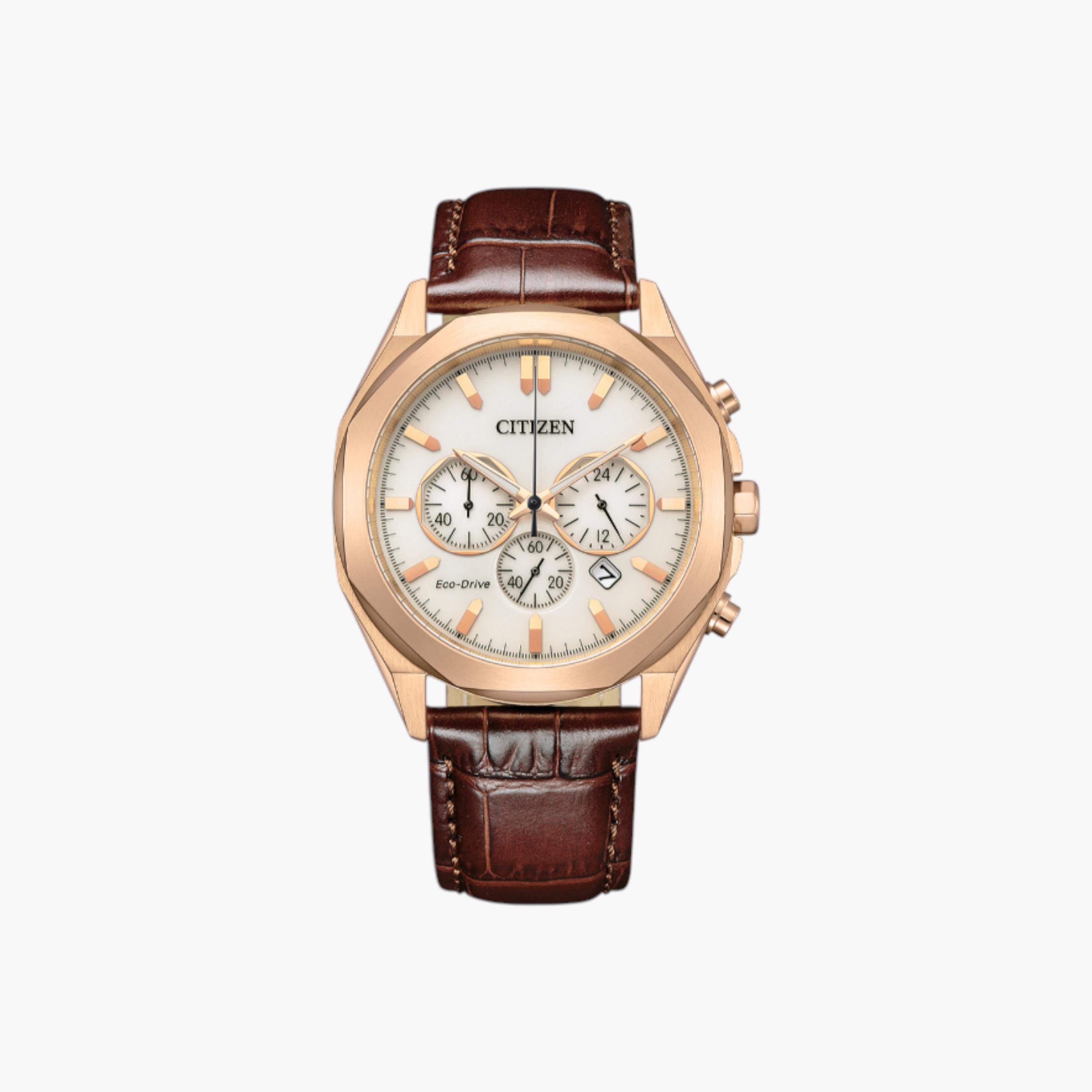 Citizen Women's Brown Chronograph Wrist Watch CA4593-15A-men-watchesandjewellery-watches-image-1