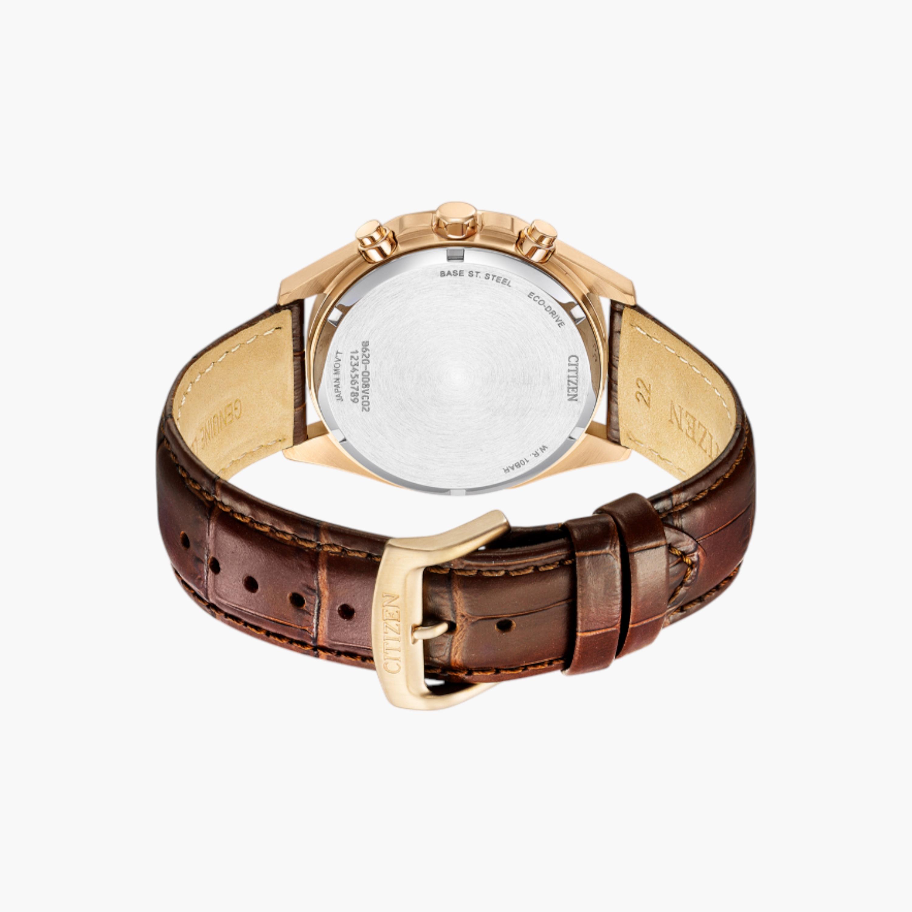 Citizen Women's Brown Chronograph Wrist Watch CA4593-15A-men-watchesandjewellery-watches-image-2