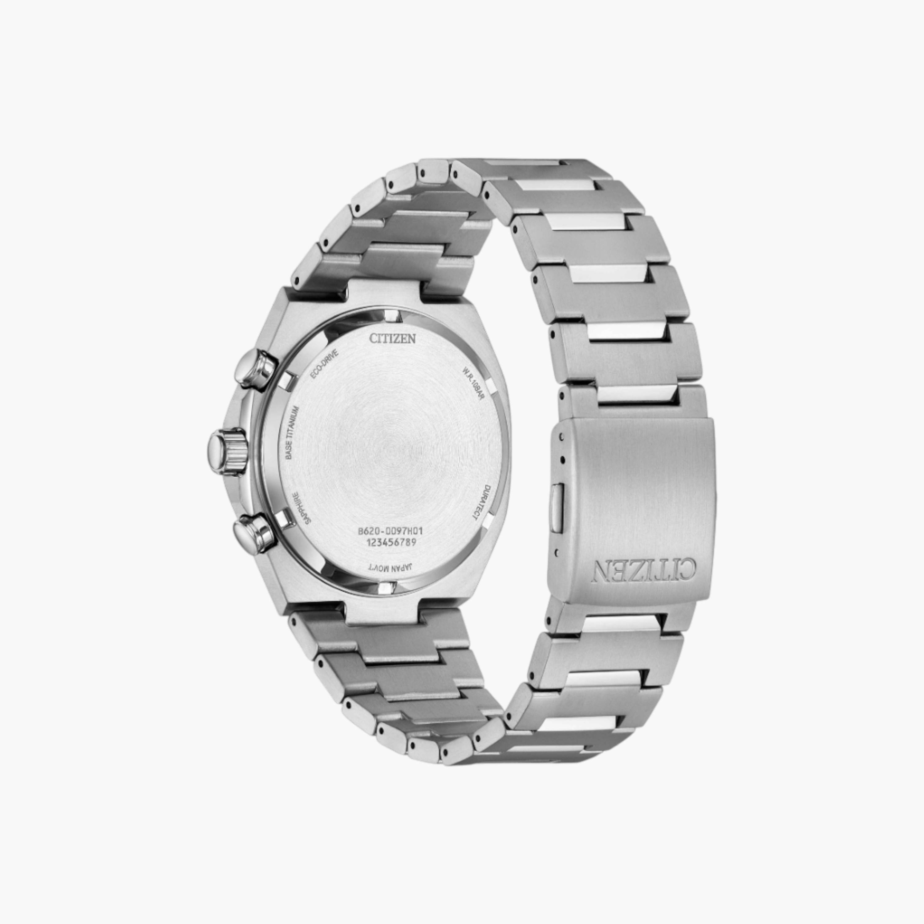 Citizen Zenshin Women's Silver Chronograph Wrist Watch CA4610-85A-men-watchesandjewellery-watches-image-2