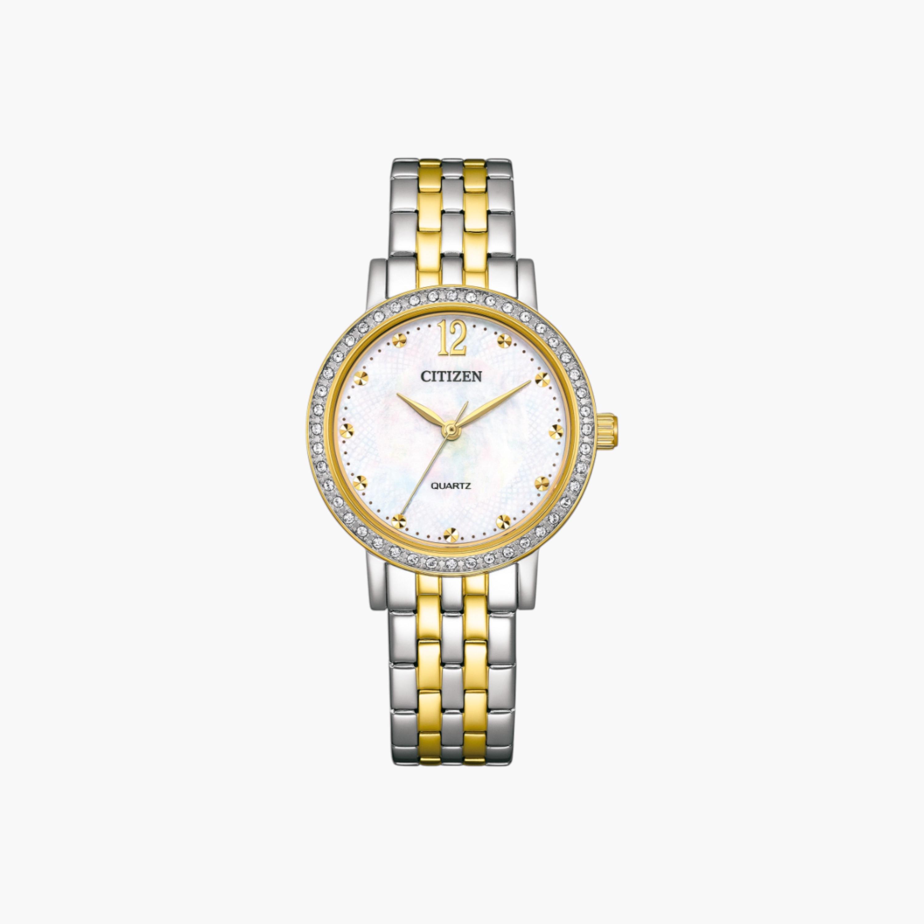 Citizen Women's Silver Analog Wrist Watch EL3104-54D-men-watchesandjewellery-watches-image-1