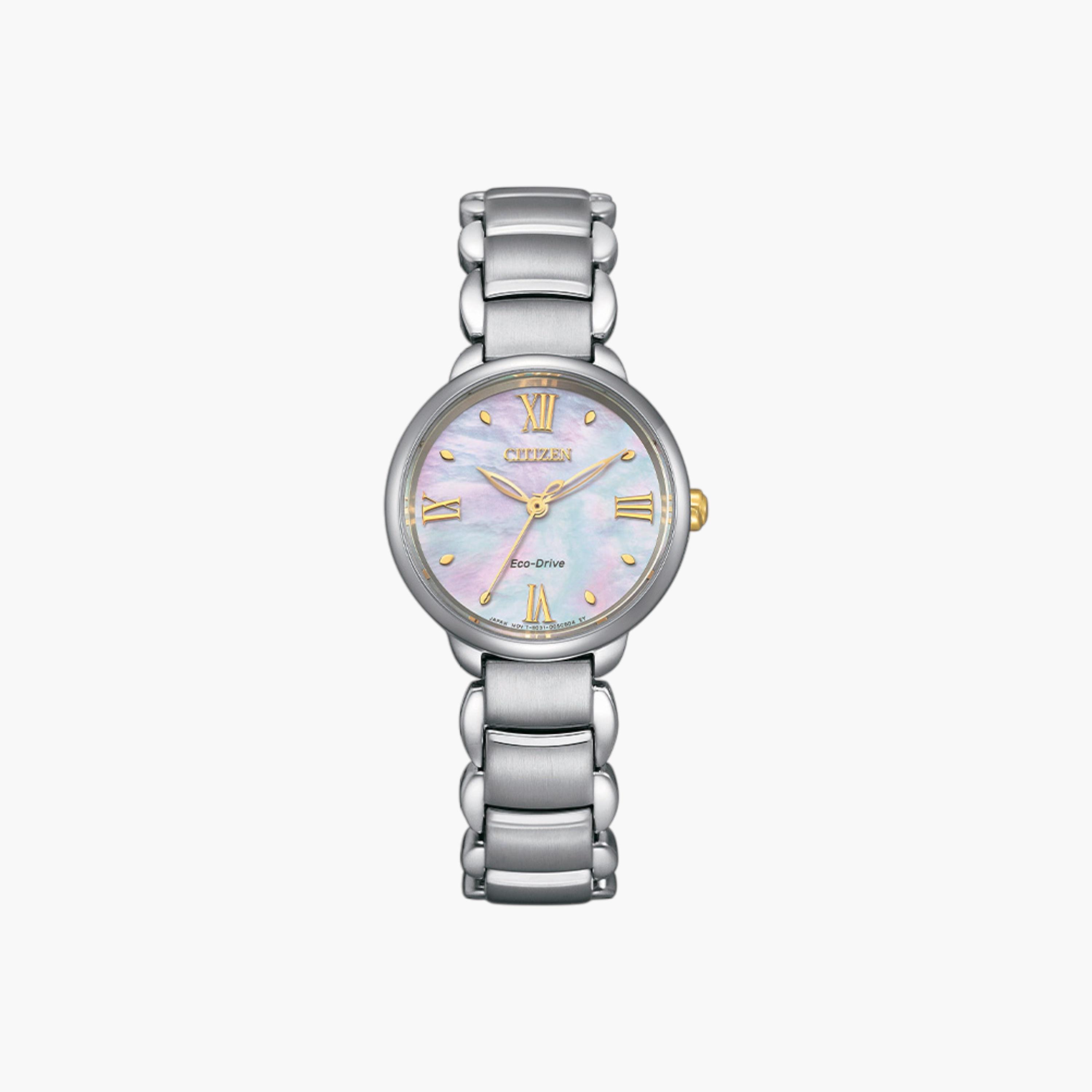 ساعة يد أنالوج فضية للنساء من سيتزن EM0927-87Y-men-watchesandjewellery-watches-image-1