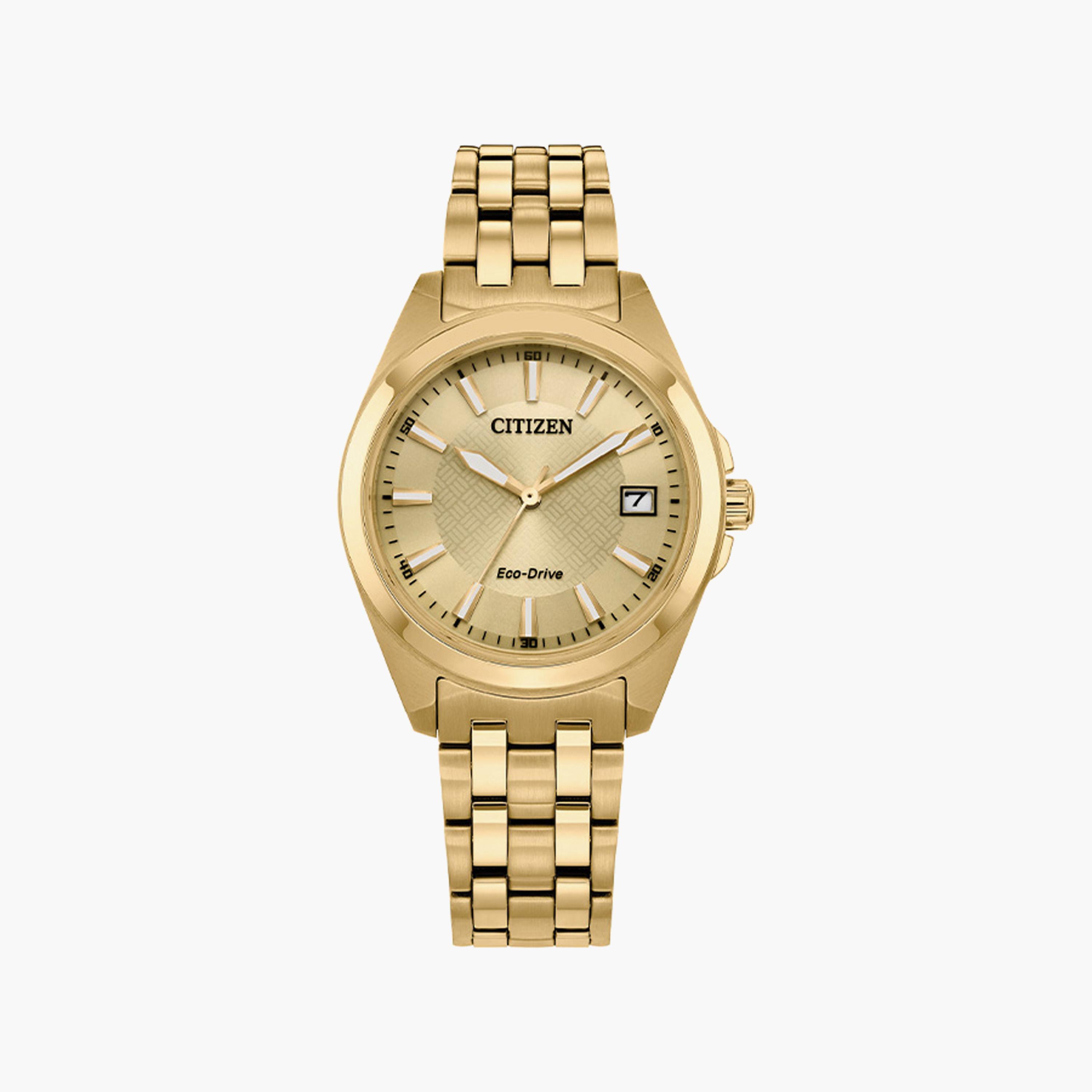 ساعة يد تناظرية ذهبية للنساء من سيتيزن - EO1222-50P-men-watchesandjewellery-watches-image-1
