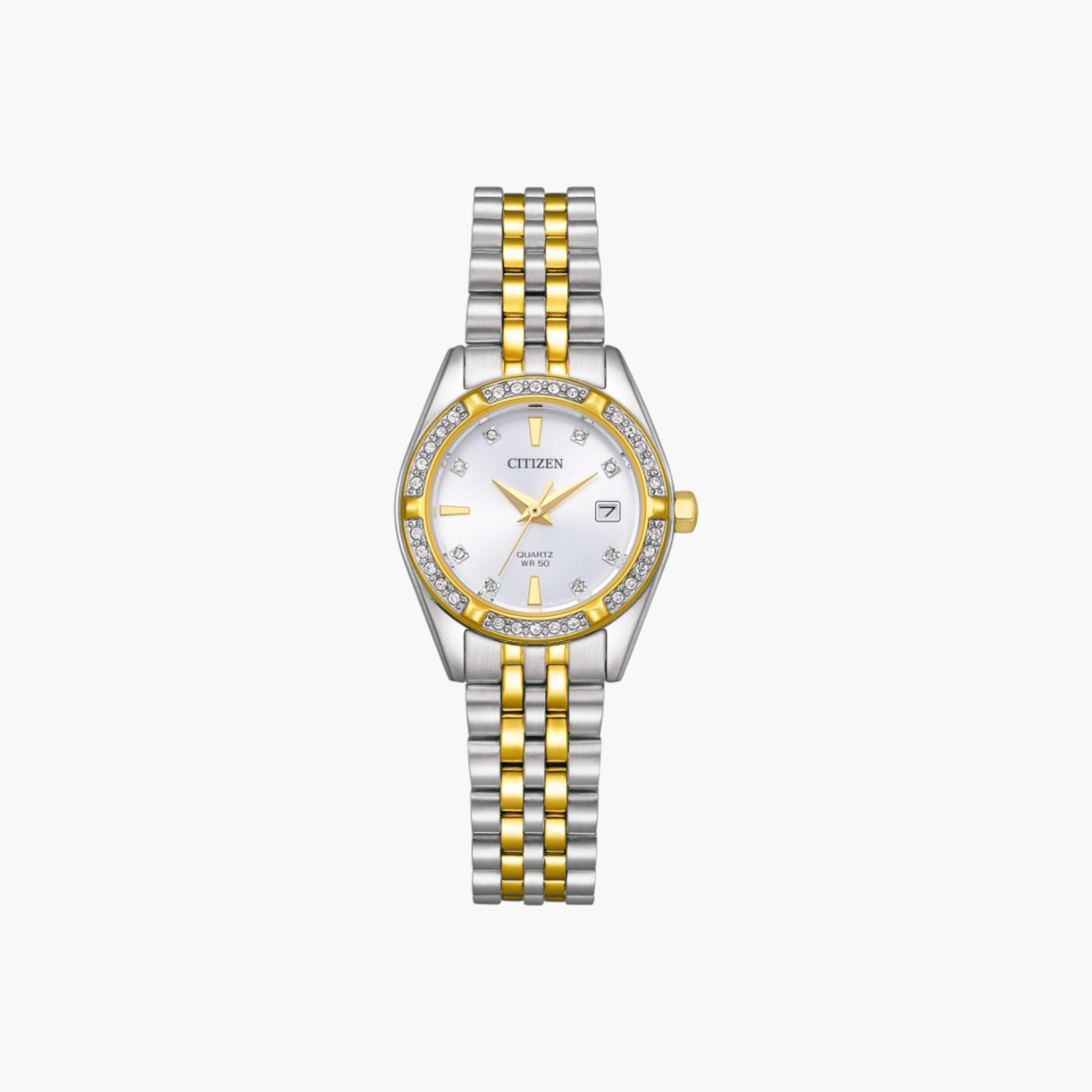 Citizen Women's Silver Analog Wrist Watch EU6066-59A-men-watchesandjewellery-watches-image-1