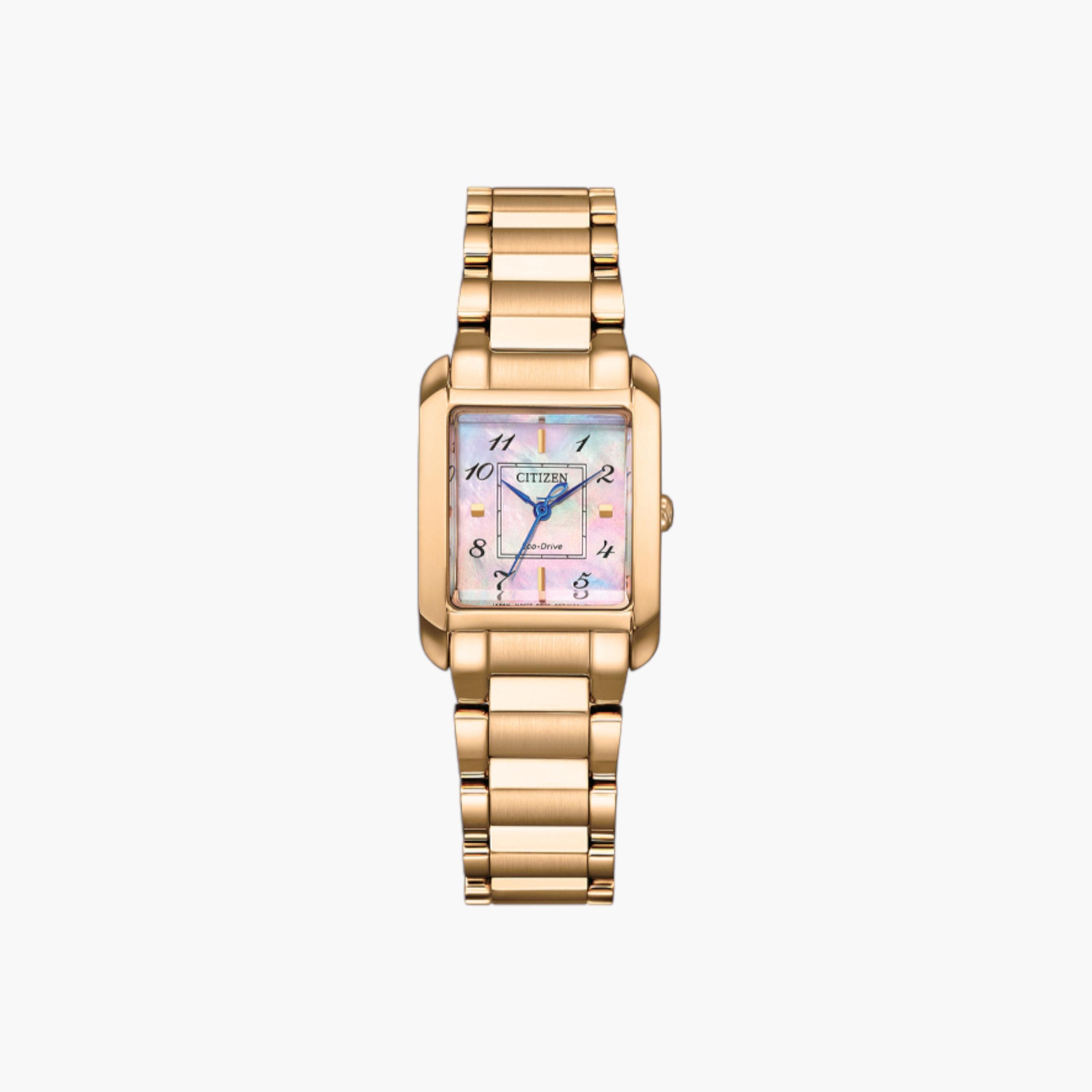 ساعة يد أنالوج بلون ذهب وردي للنساء من سيتزن EW5603-89Y-men-watchesandjewellery-watches-image-1