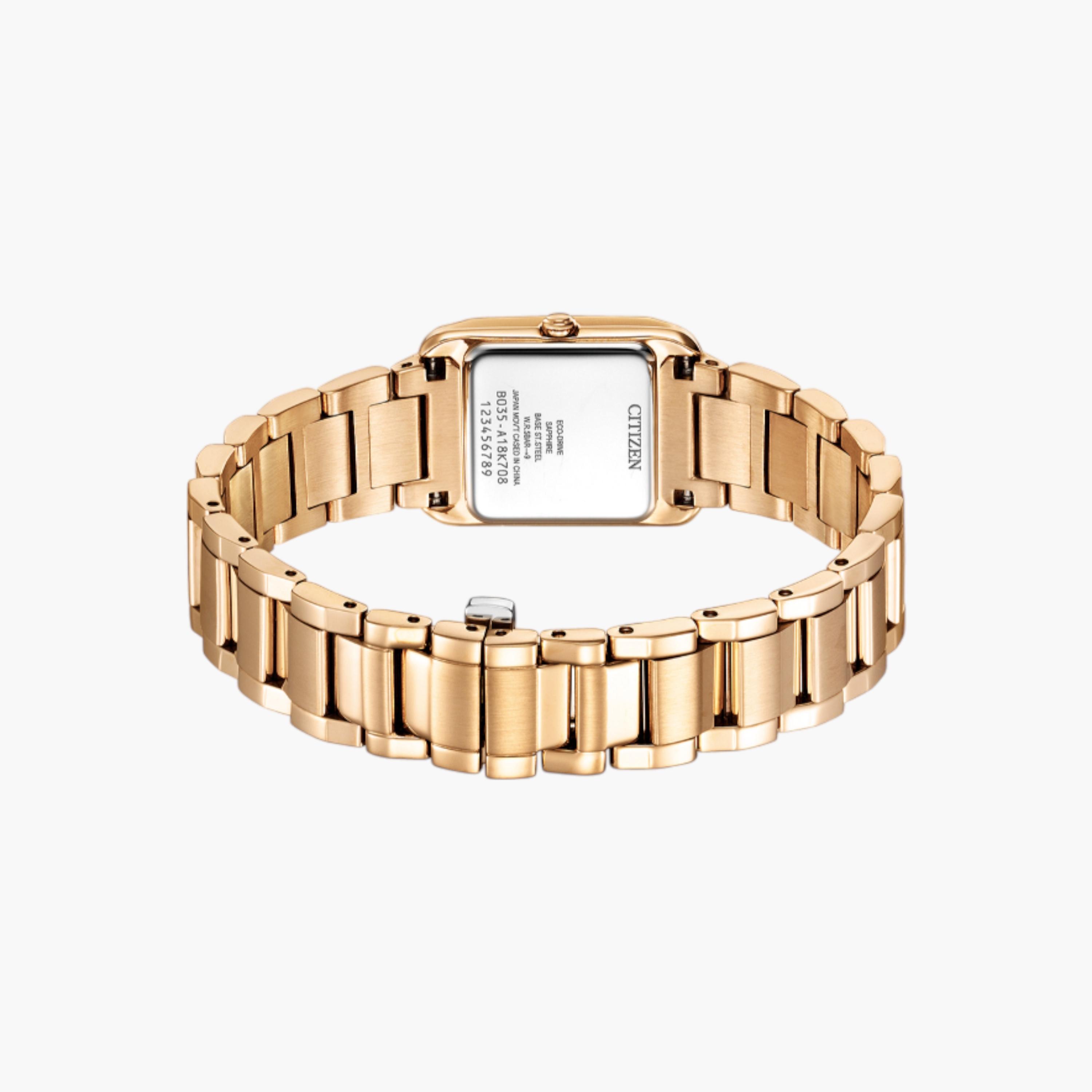ساعة يد أنالوج بلون ذهب وردي للنساء من سيتزن EW5603-89Y-men-watchesandjewellery-watches-image-2
