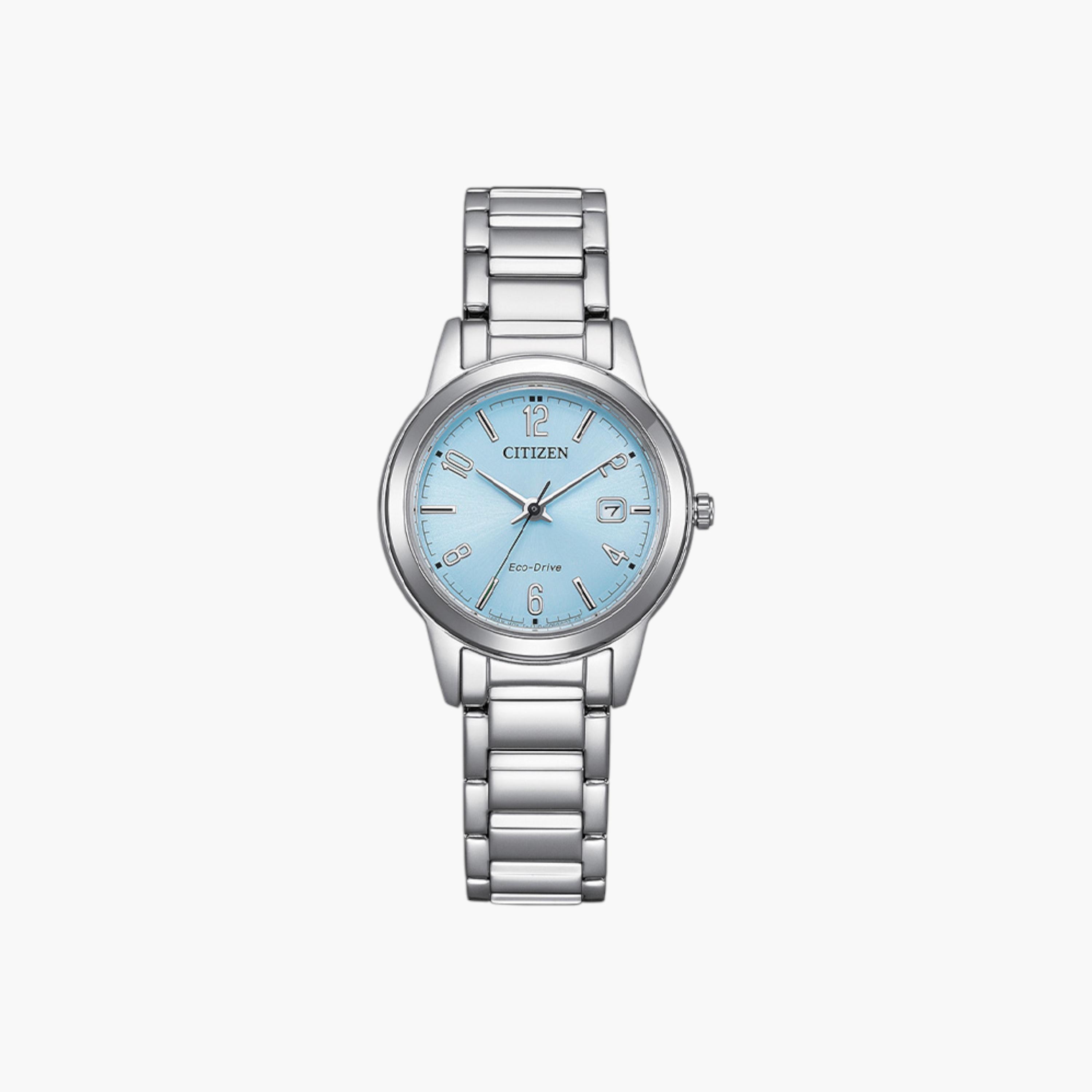 ساعة يد أنالوج فضية للنساء من سيتزن FE1241-71L-men-watchesandjewellery-watches-image-1