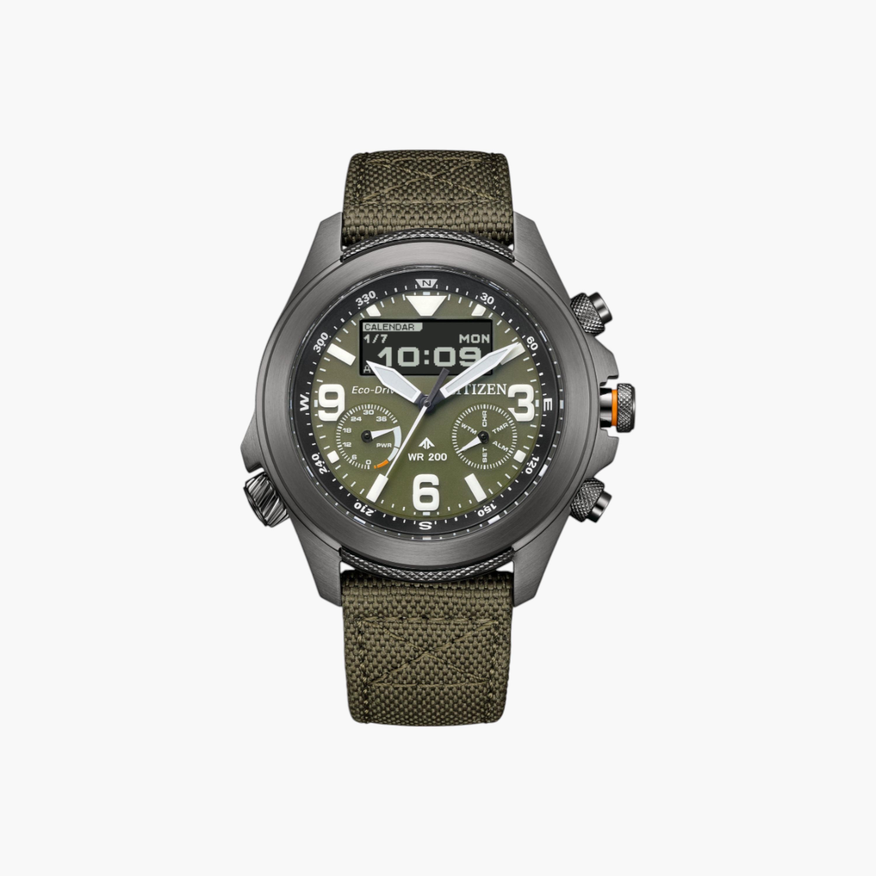 ساعة يد كرونوغراف جرين للنساء من سيتيزن - JV1005-02W-men-watchesandjewellery-watches-image-1