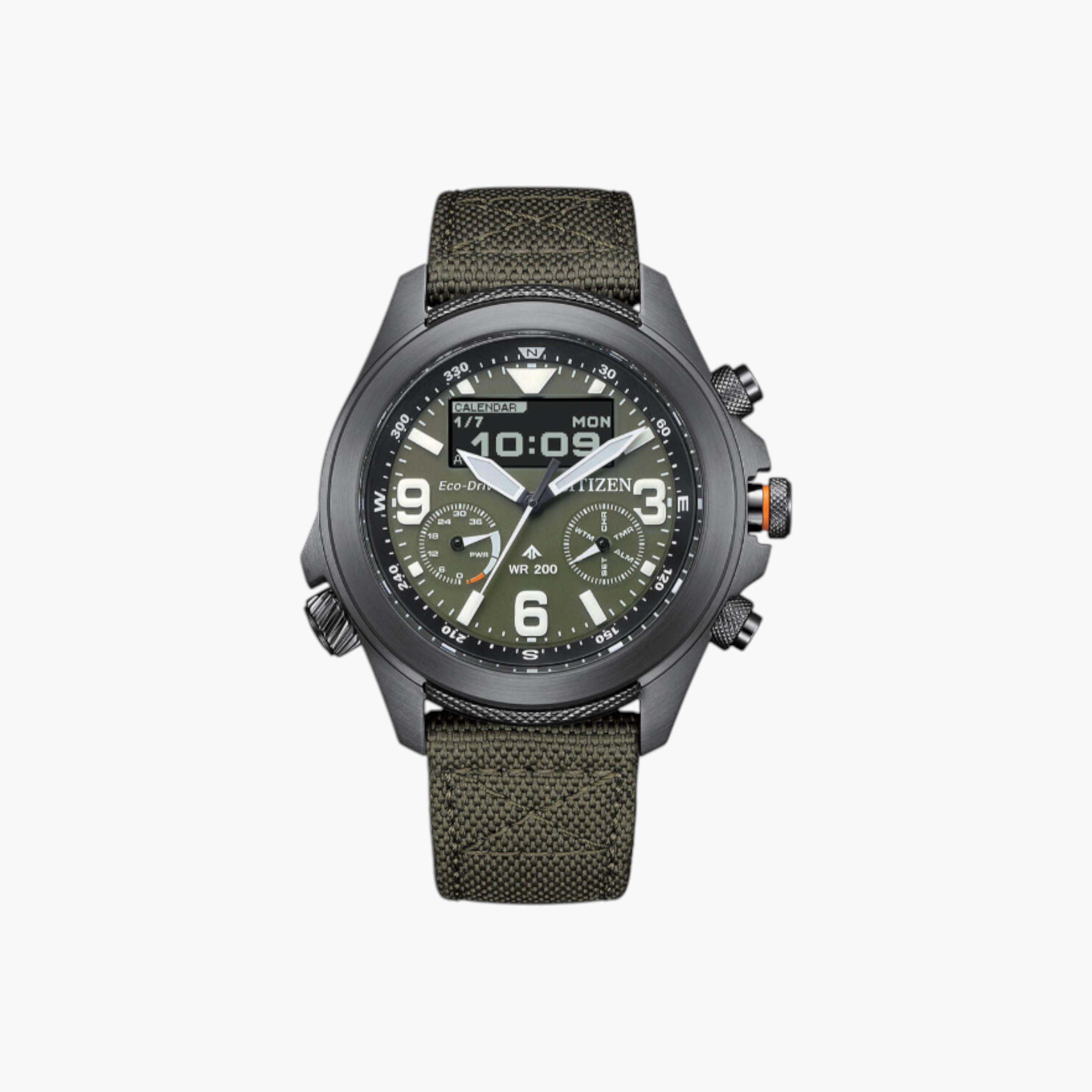 ساعة يد كرونوغراف جرين للنساء من سيتيزن - JV1005-02W-men-watchesandjewellery-watches-image-2
