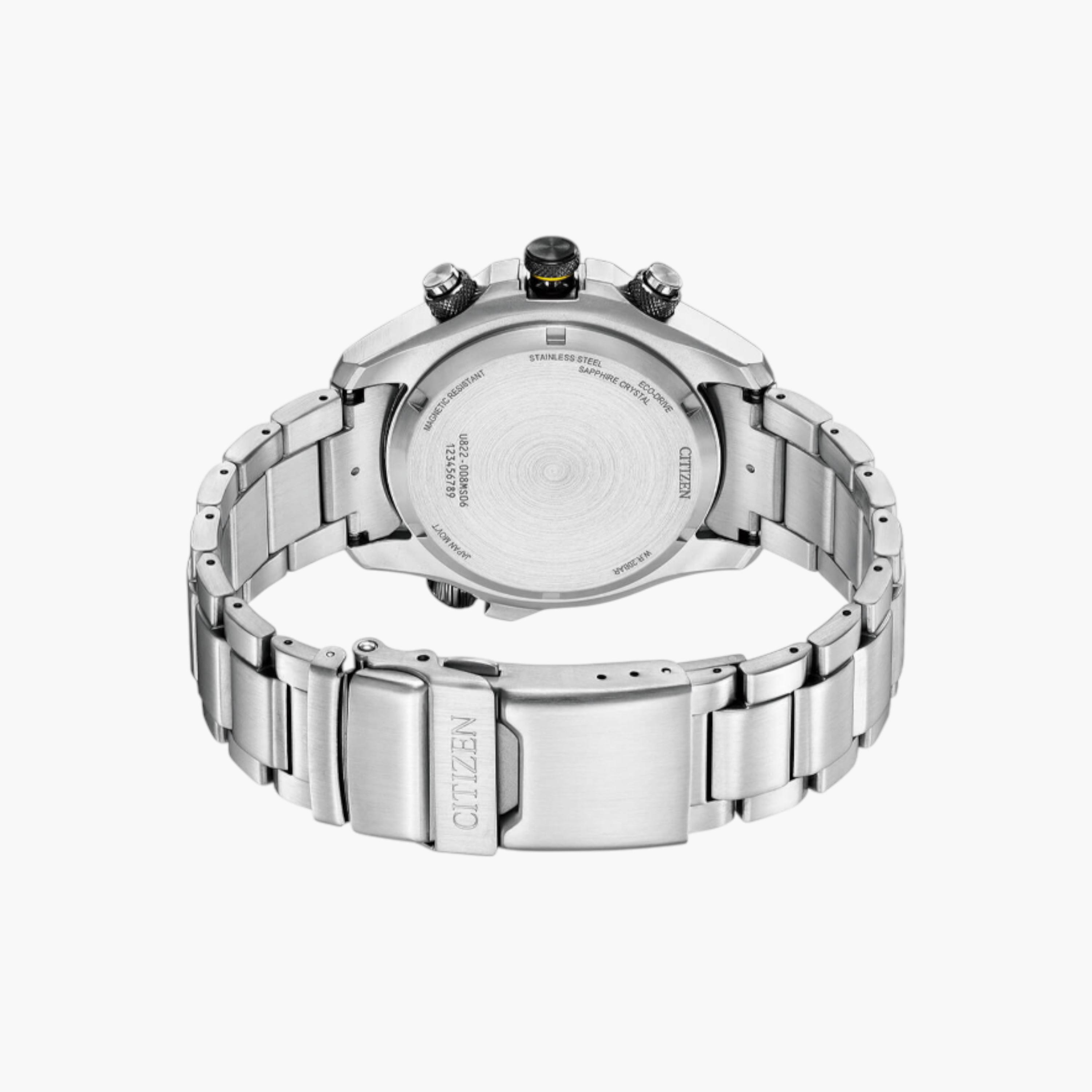 Citizen Women's Silver Chronograph Wrist Watch I5120-51Z-men-watchesandjewellery-watches-image-3