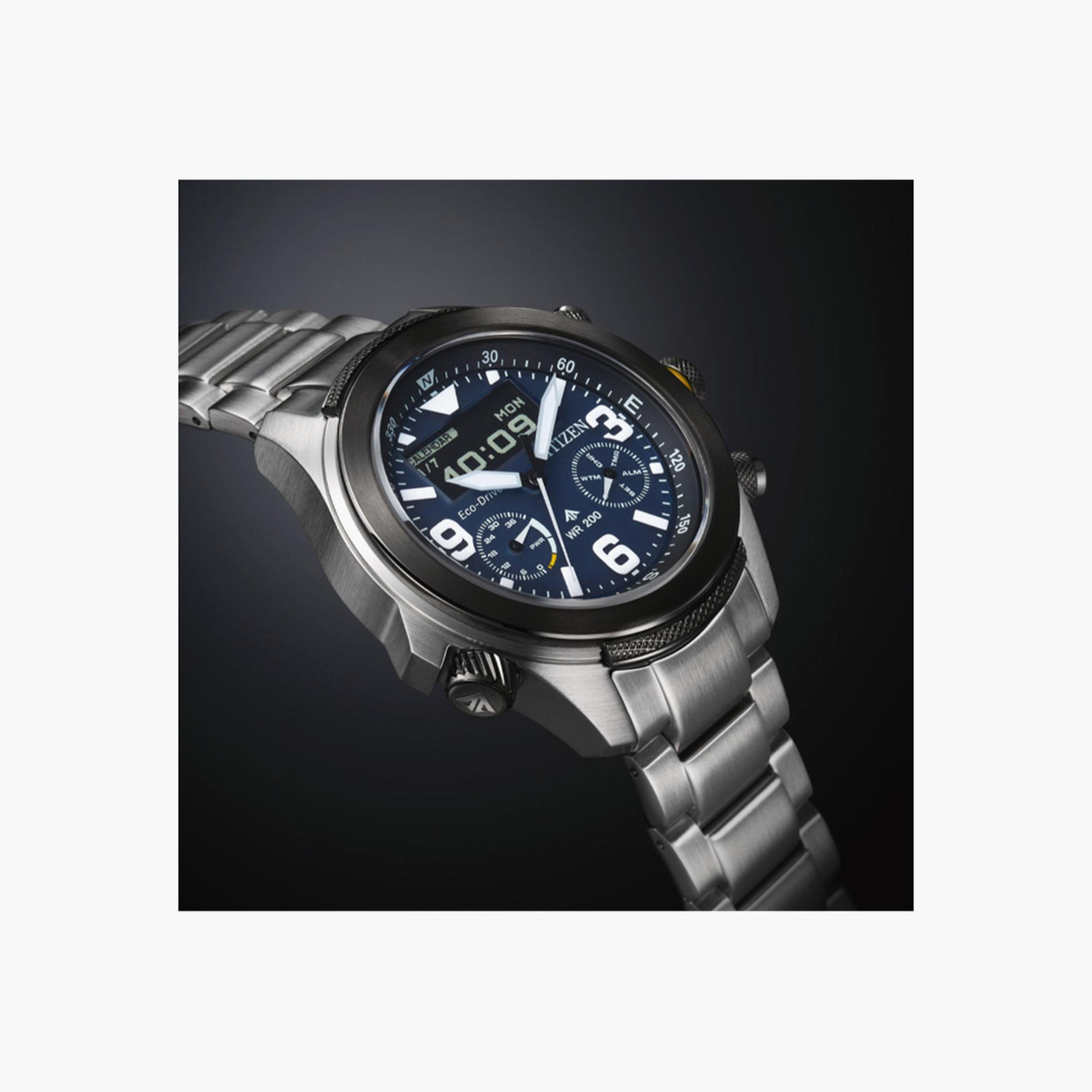 Citizen Women's Silver Chronograph Wrist Watch I5120-51Z-men-watchesandjewellery-watches-image-5