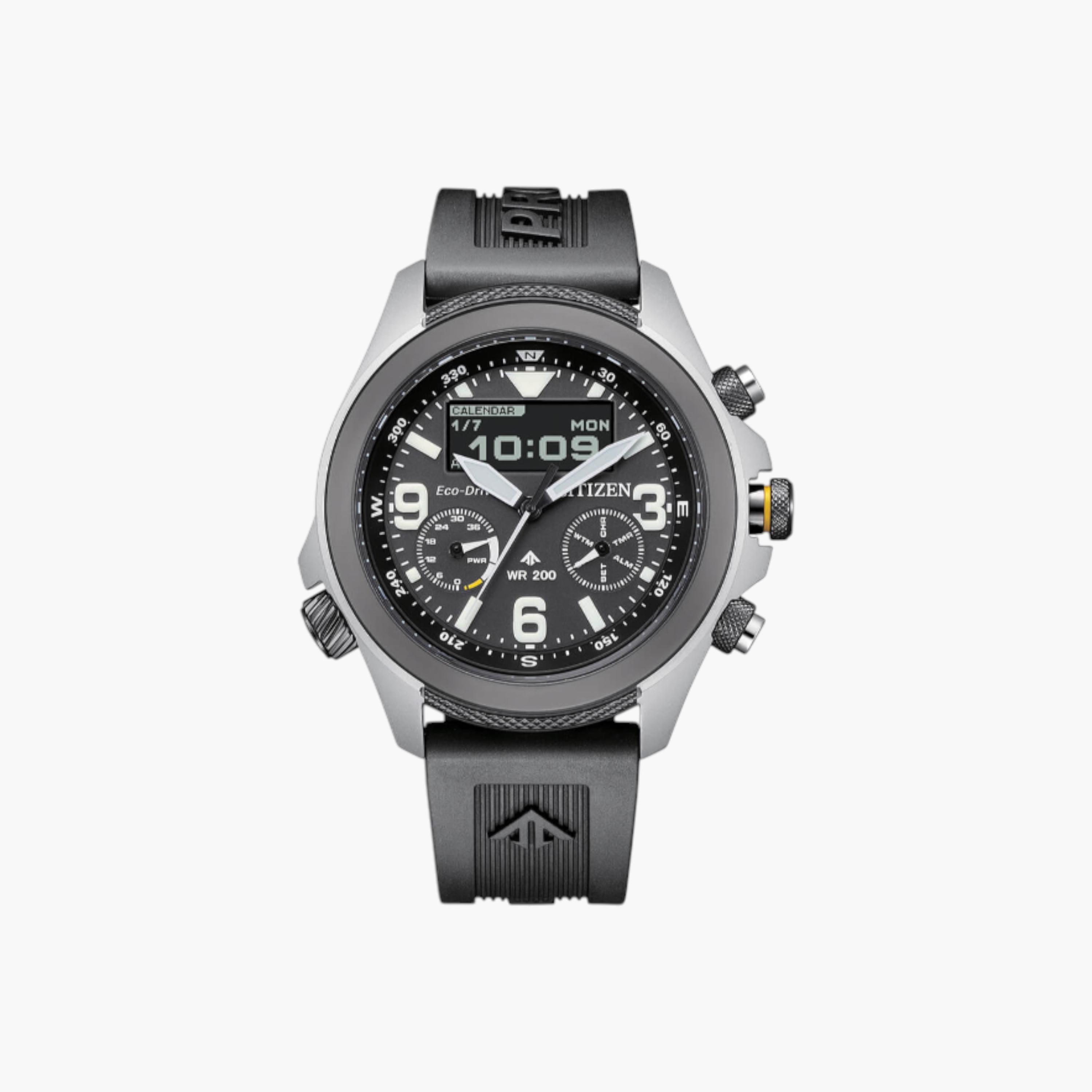 ساعة يد كرونوجراف سوداء للنساء من سيتيزن - JV1007-07E-men-watchesandjewellery-watches-image-1
