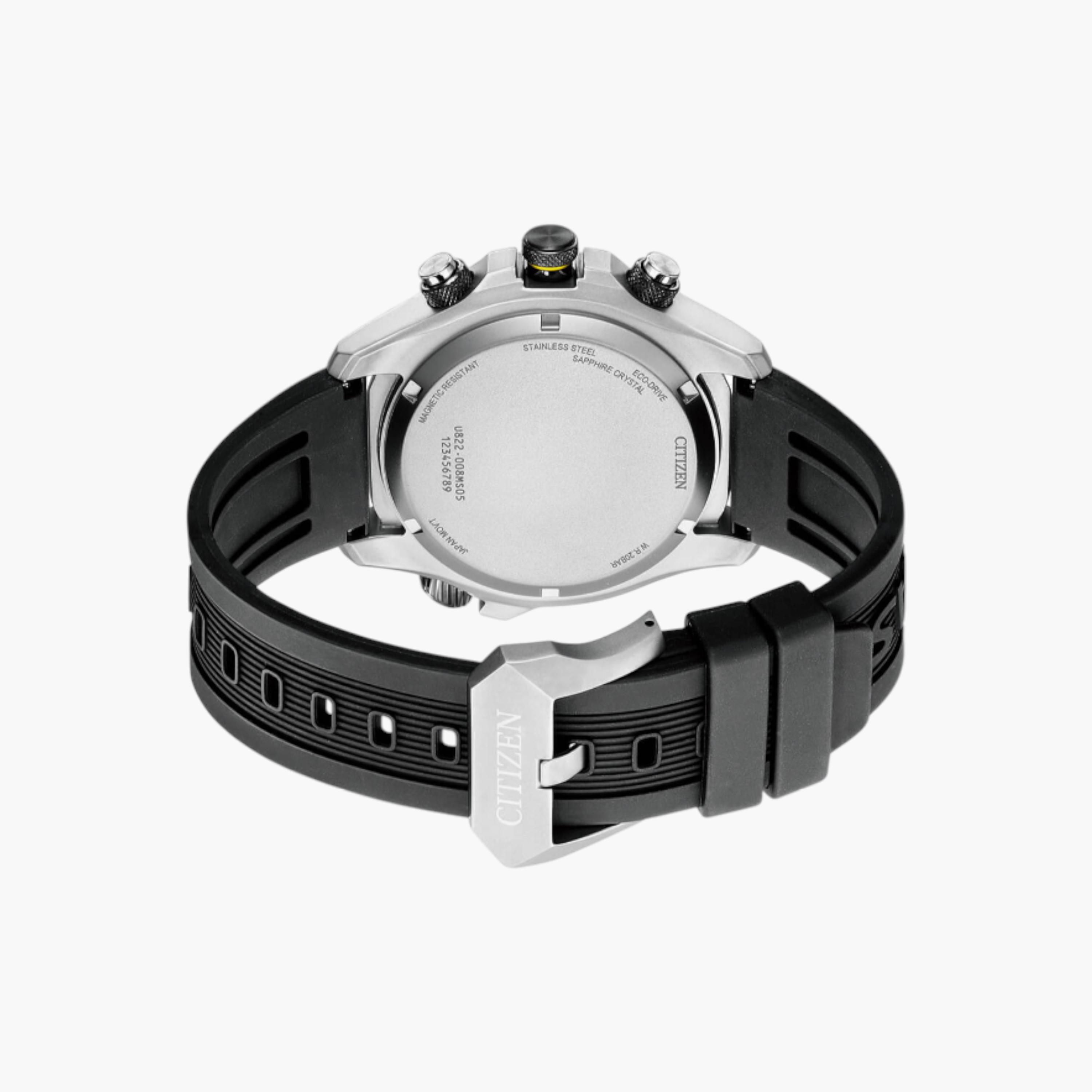 ساعة يد كرونوجراف سوداء للنساء من سيتيزن - JV1007-07E-men-watchesandjewellery-watches-image-3