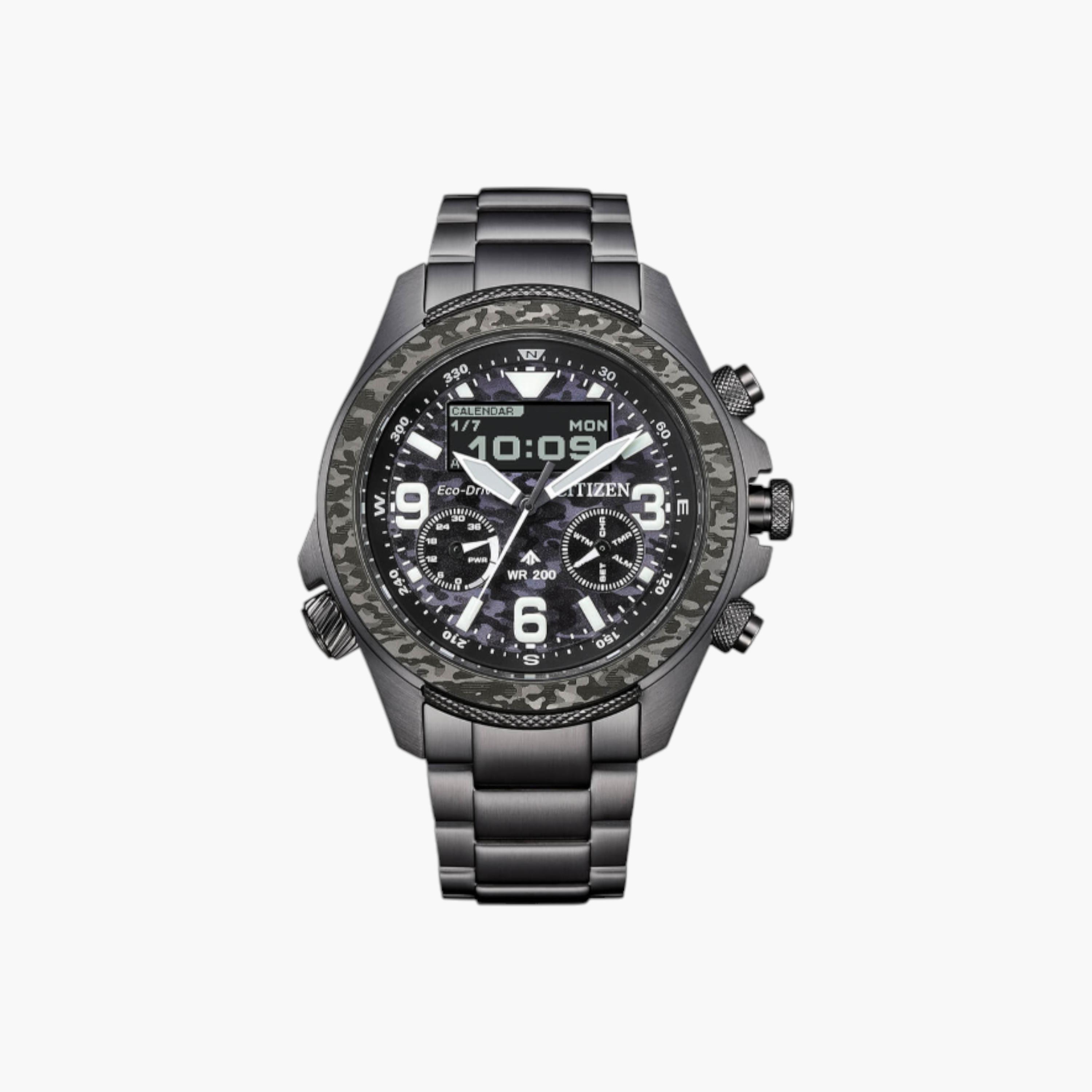 Citizen Women Black Chronograph Wrist Watch JV1008-63E-men-watchesandjewellery-watches-image-1