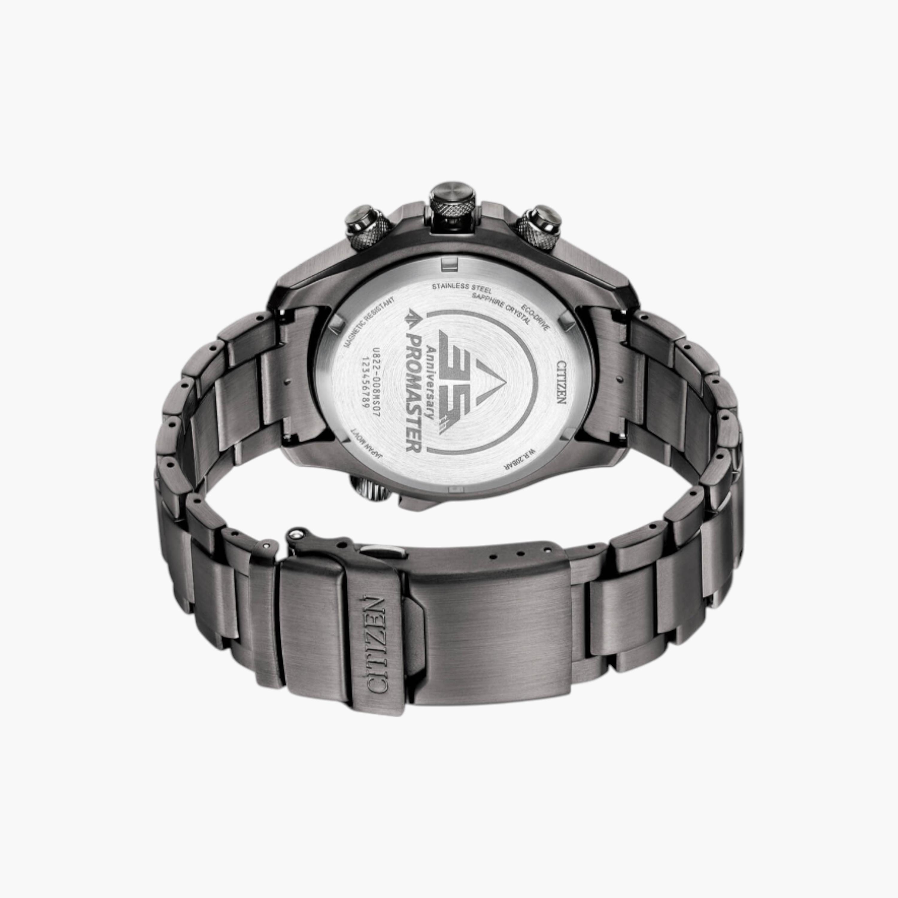 ساعة يد كرونوجراف سوداء للنساء من سيتيزن - JV1008-63E-men-watchesandjewellery-watches-image-3