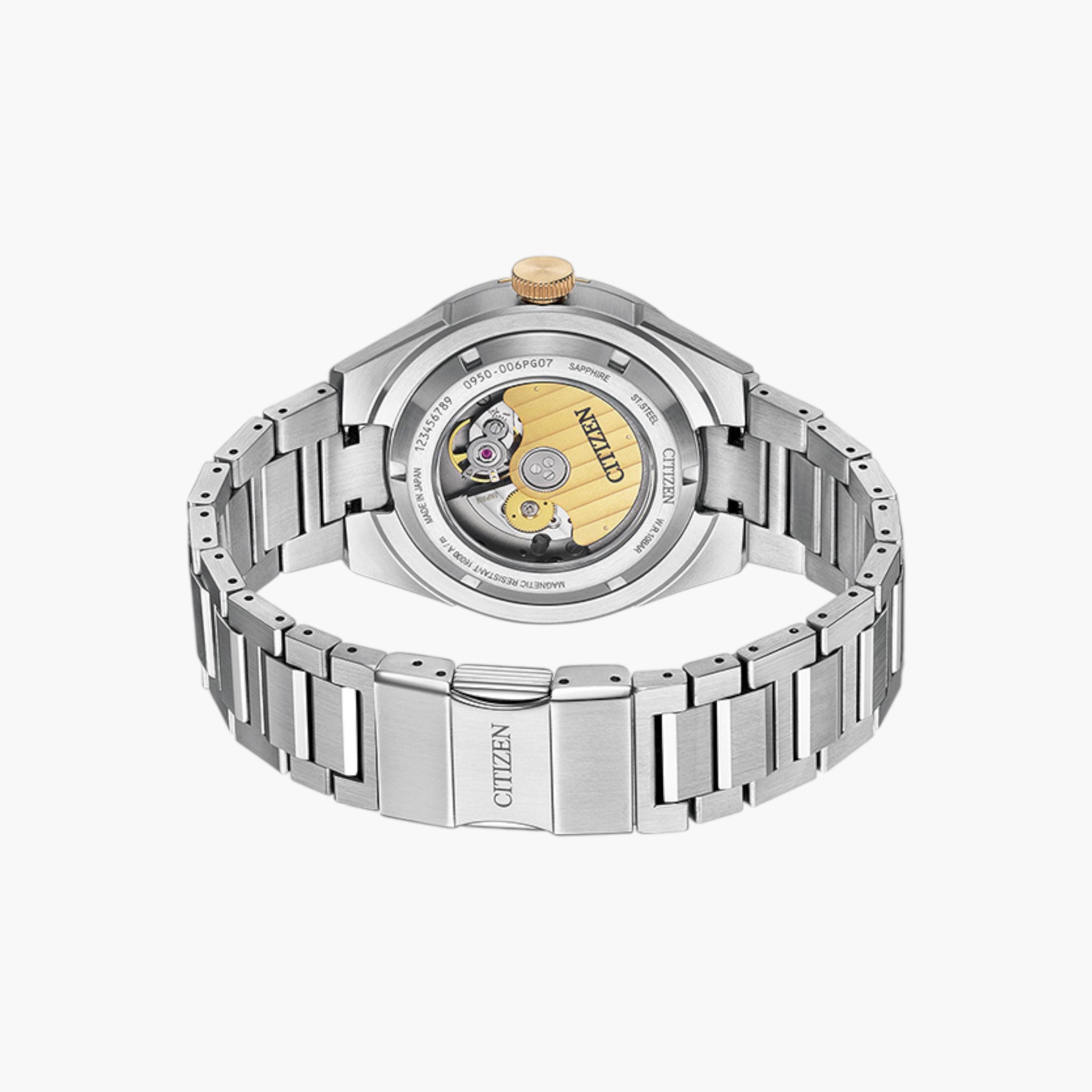 ساعة يد ذهبية أوتوماتيك للنساء من سيتيزن - NA1034-51H-men-watchesandjewellery-watches-image-2