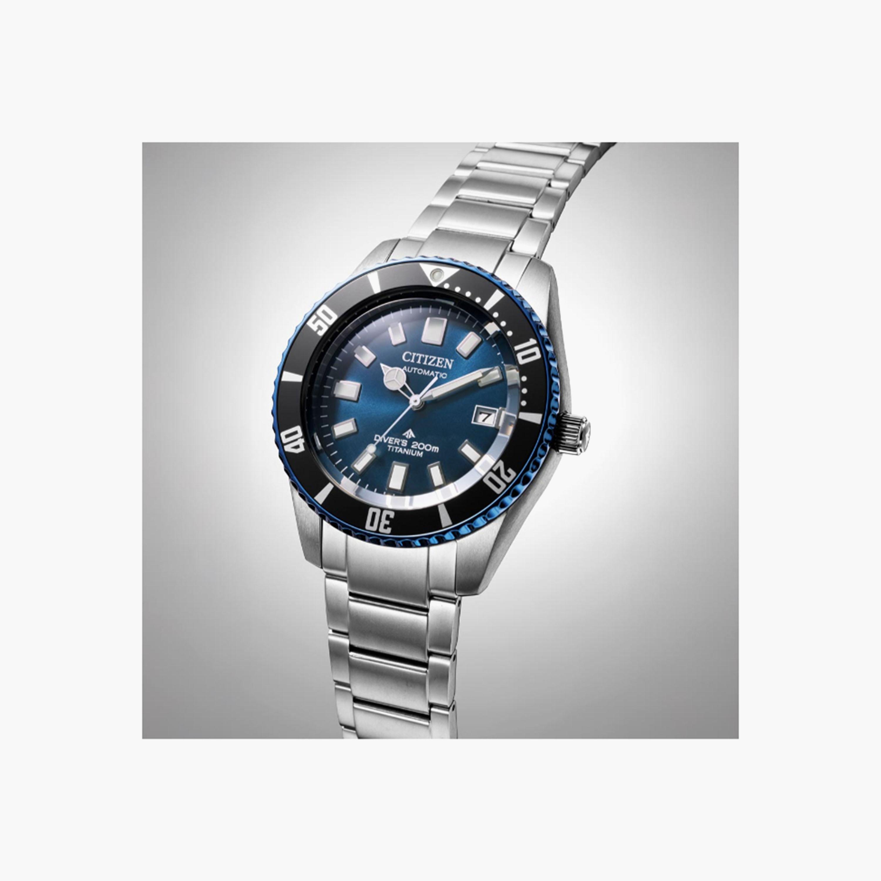 ساعة يد أوتوماتيك فضية للنساء من سيتيزن - NB6026-56L-men-watchesandjewellery-watches-image-4