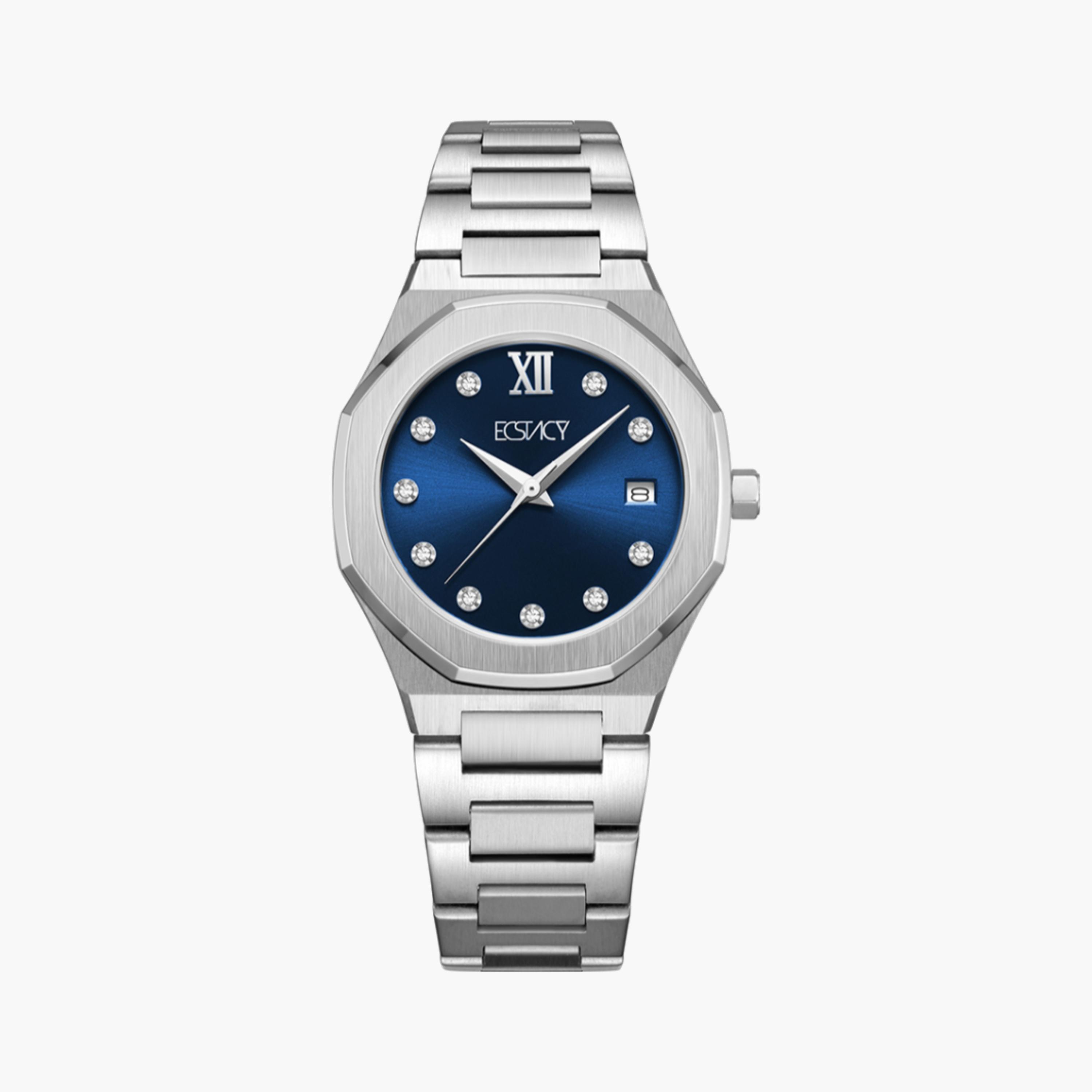 Ecstacy Women Silver Analog Wristwatch - E22501-SBSN-women-watchesandjewellery-watches-image-1