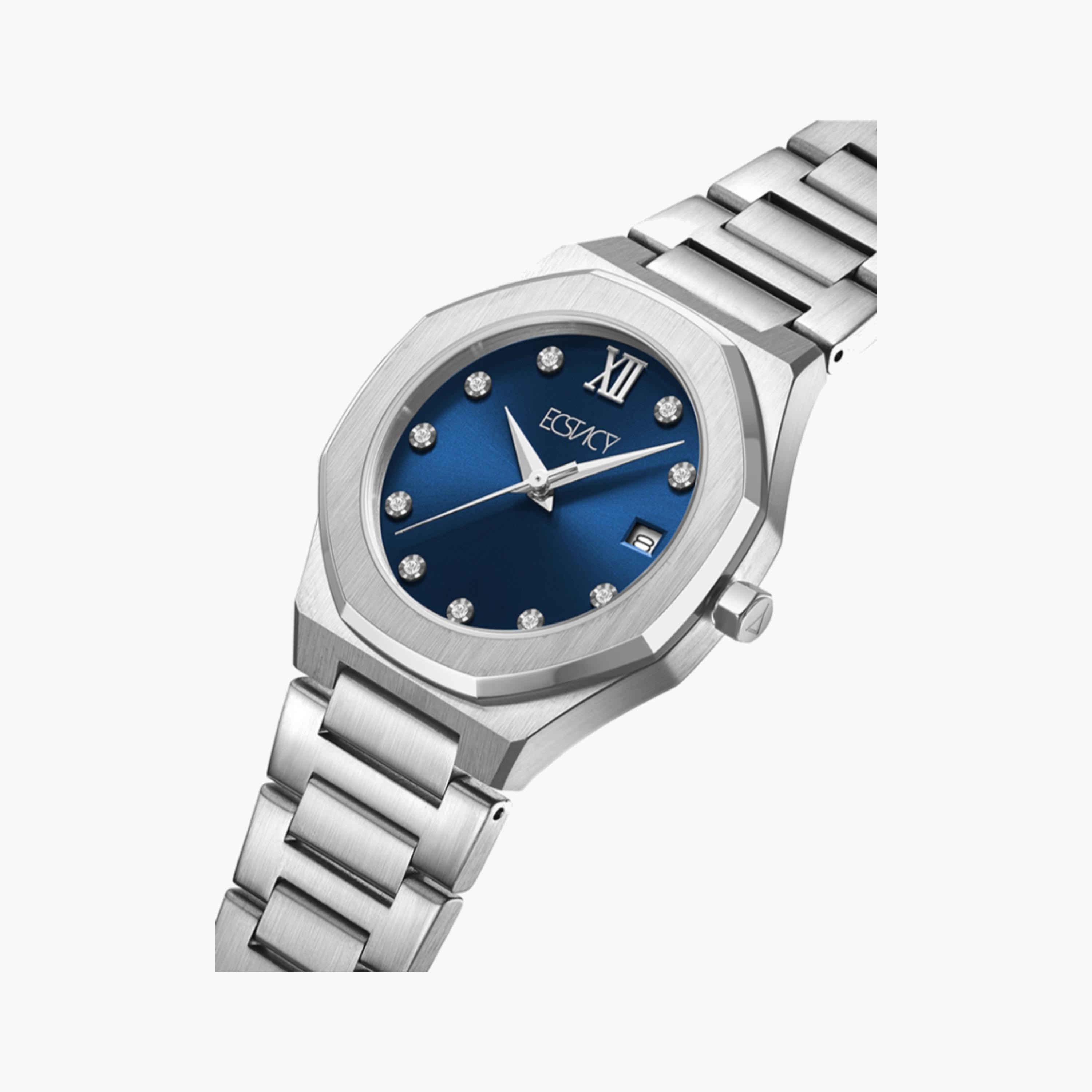 Ecstacy Women Silver Analog Wristwatch - E22501-SBSN-women-watchesandjewellery-watches-image-2
