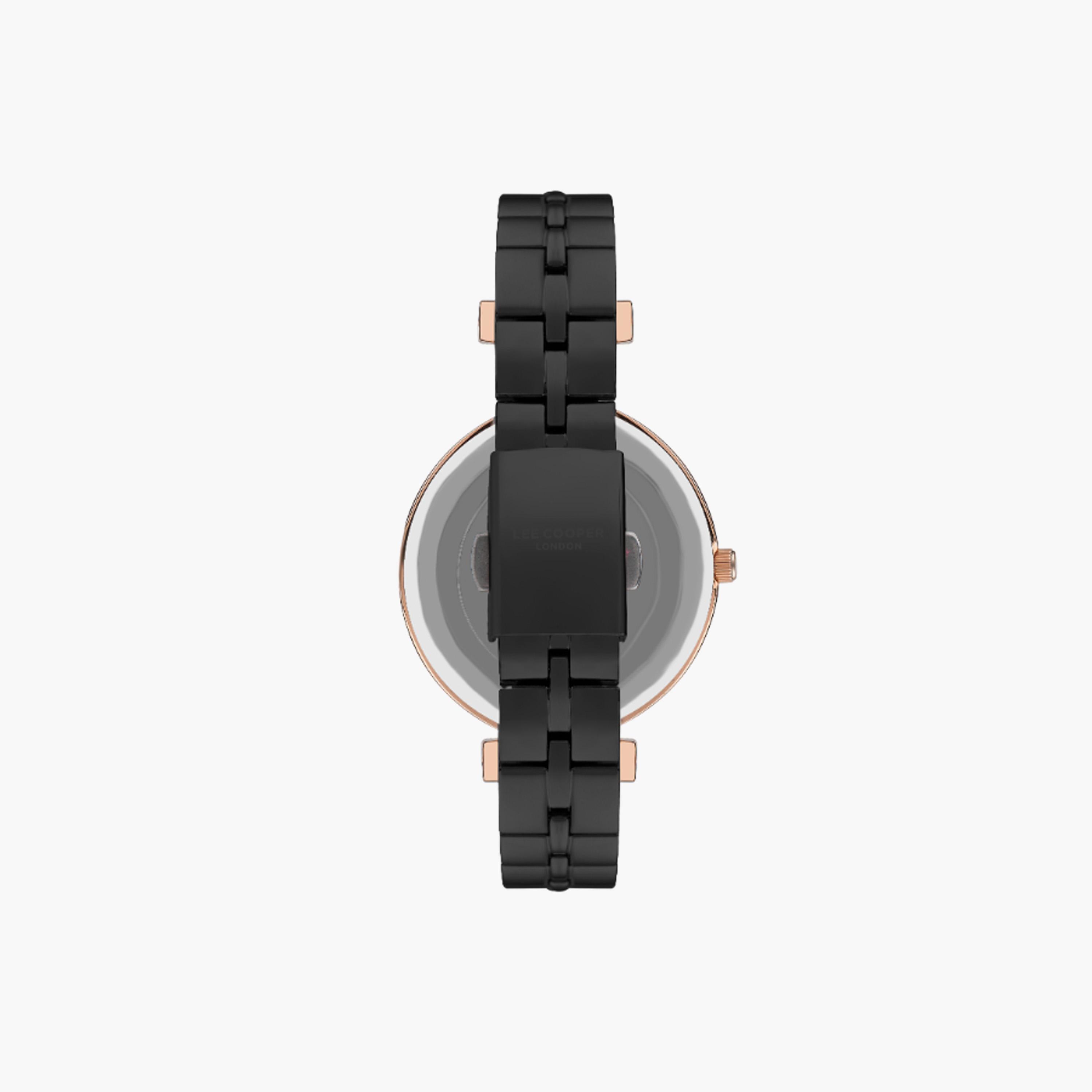 ساعة يد تناظرية سوداء للنساء من لي كوبر - LC07230.450-women-watchesandjewellery-watches-image-3