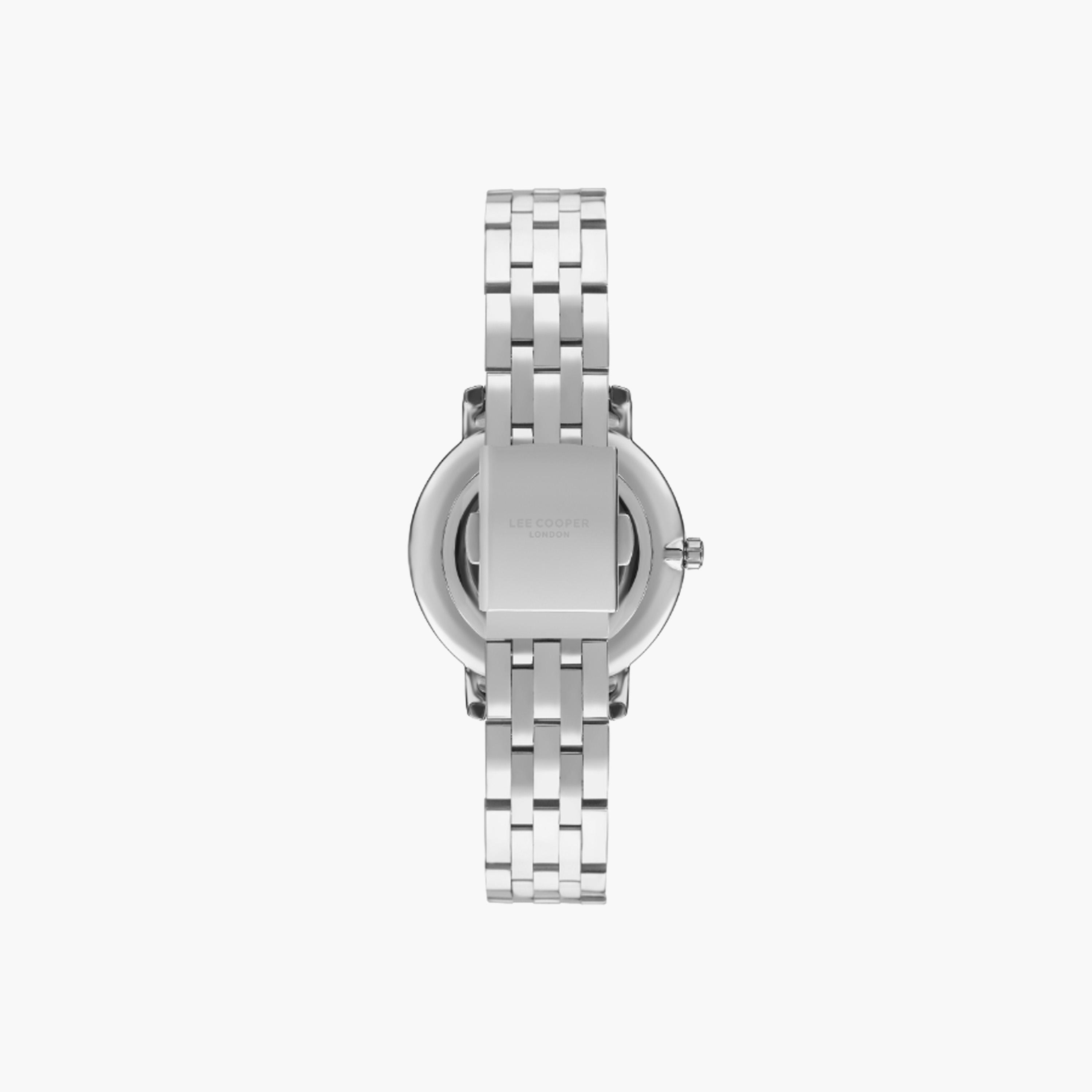ساعة يد تناظرية فضية للنساء من لي كوبر - LC07338.330-women-watchesandjewellery-watches-image-3