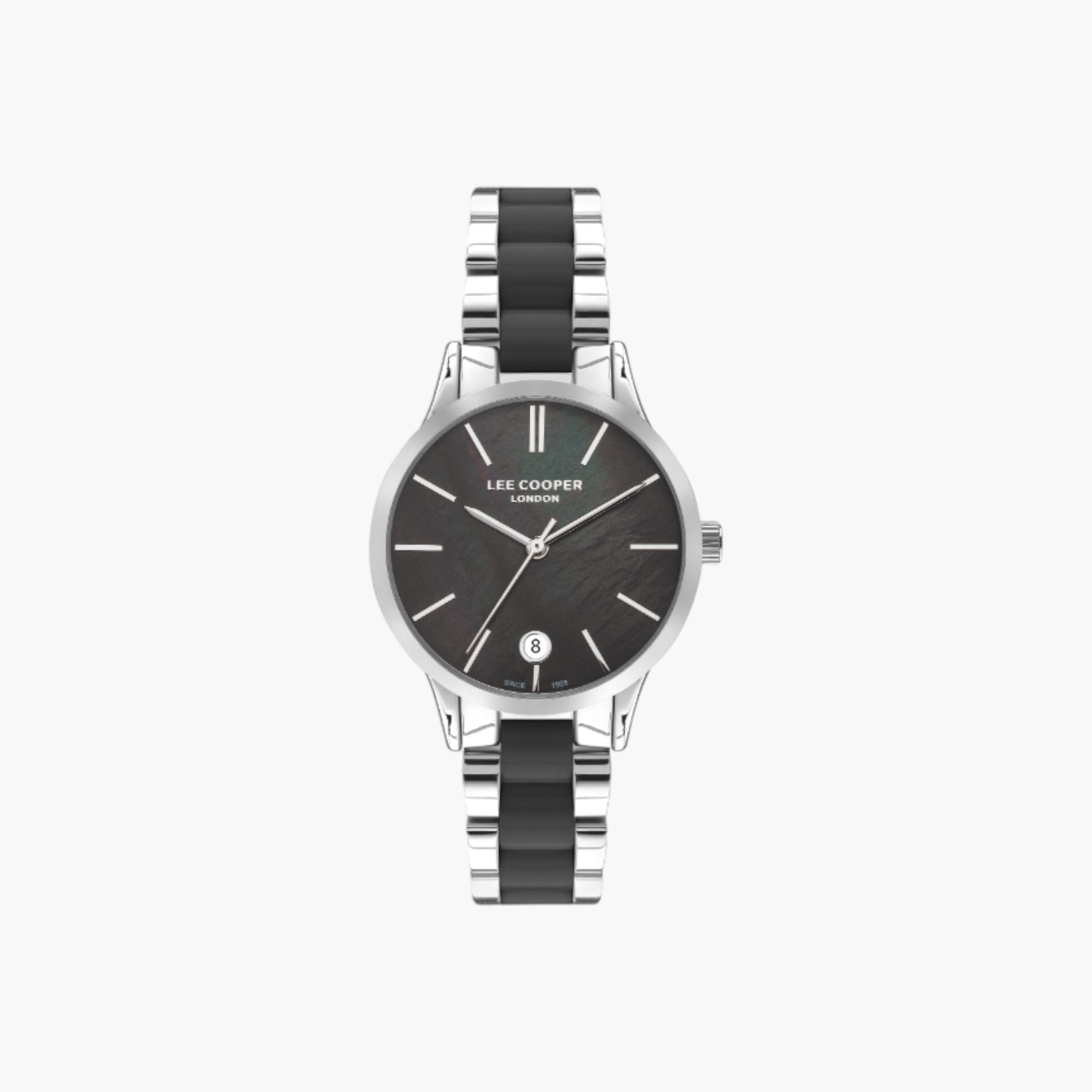 ساعة يد أنالوج بلون أسود للنساء من لي كوبر LC07458.350-women-watchesandjewellery-watches-image-1