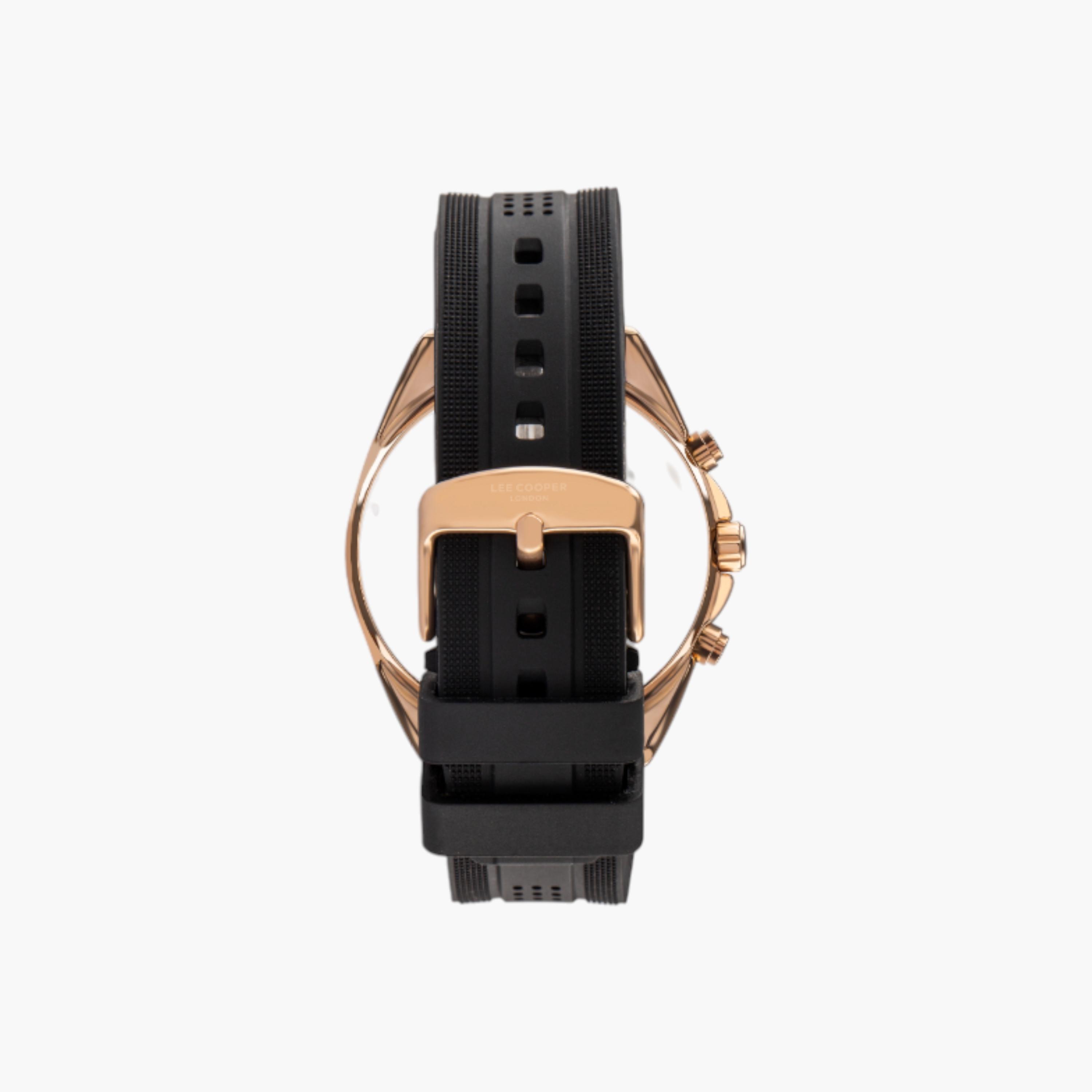 Lee Cooper Analog Black Dial Silicone Wrist Watch-men-watchesandjewellery-watches-image-3