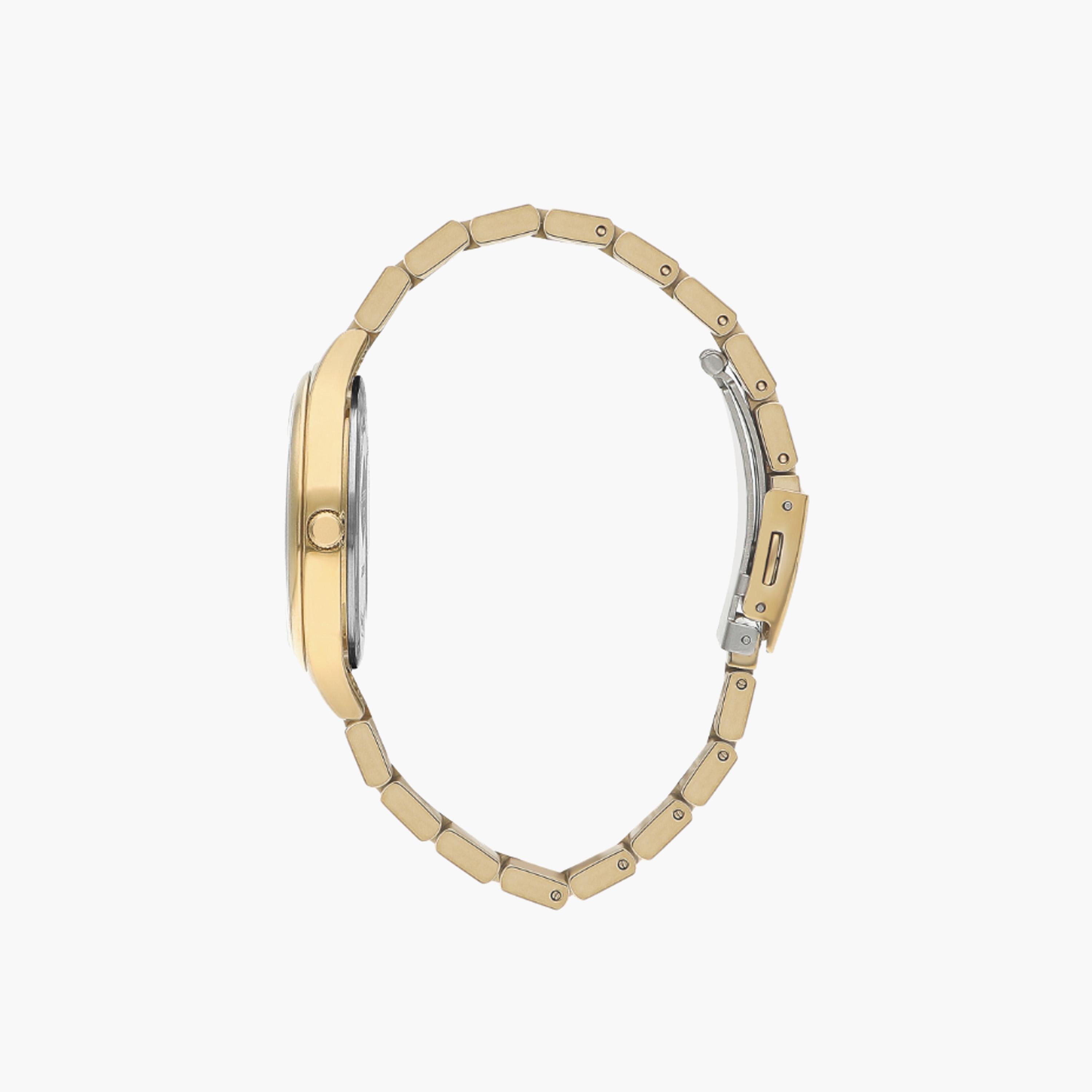 ساعة يد تناظرية باللون الذهبي للنساء من لي كوبر - LC07568.110-women-watchesandjewellery-watches-image-2