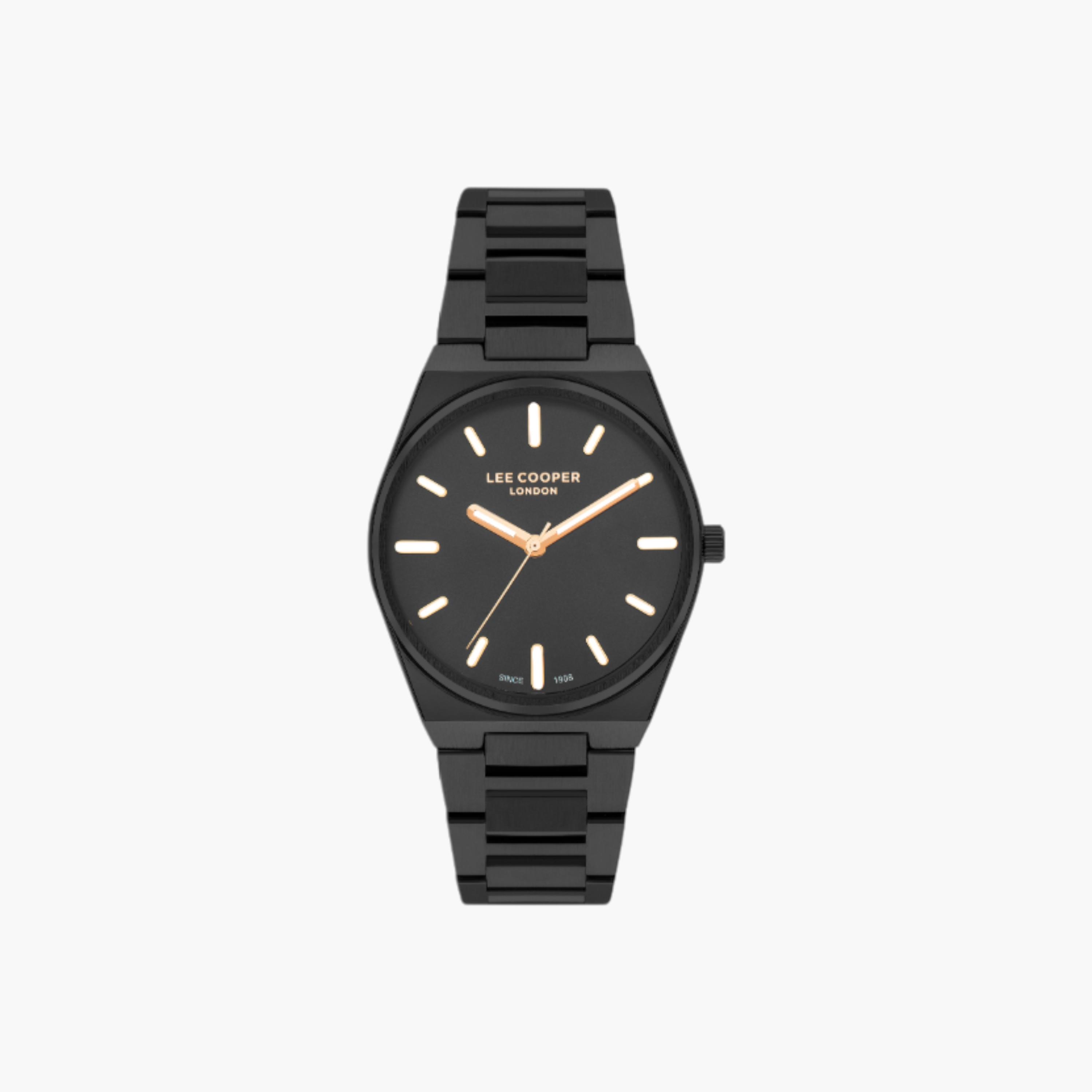 ساعة يد أنالوج لون أسود للنساء من لي كوبر LC07609.650-women-watchesandjewellery-watches-image-1